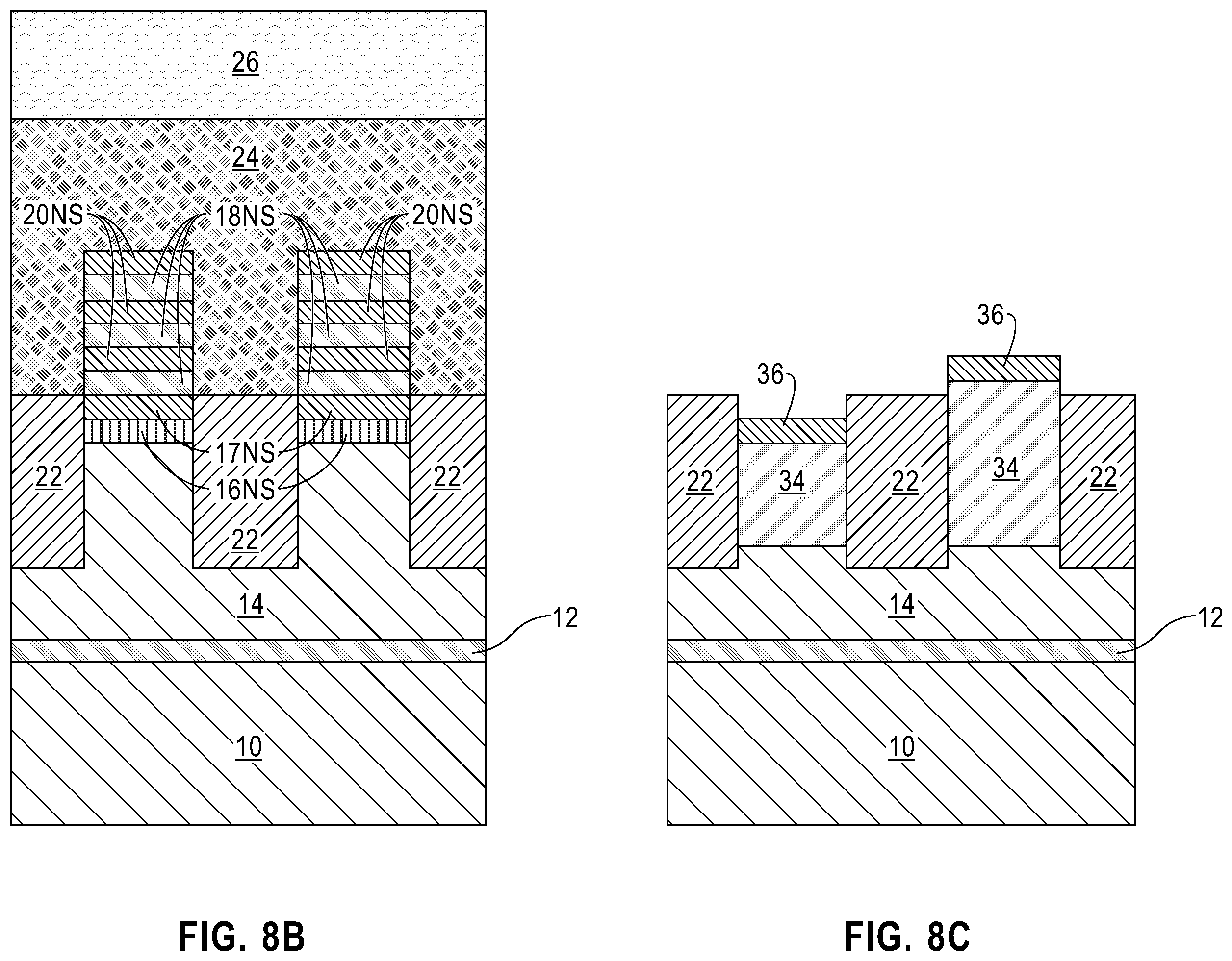 Patent US12588265 Figure 14 – Semiconductor structure with enhanced placeholder position margin