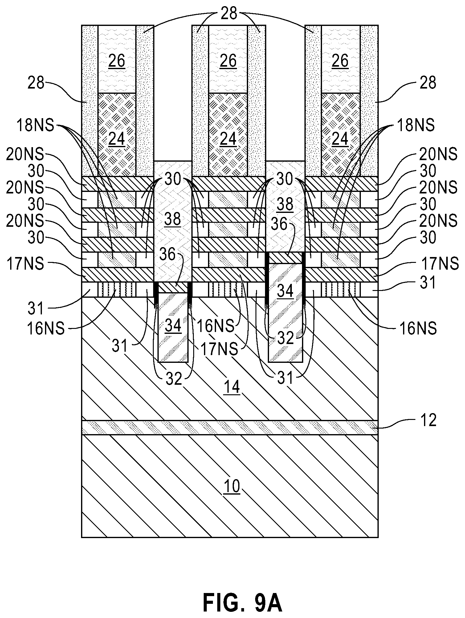 Patent US12588265 Figure 15 – Semiconductor structure with enhanced placeholder position margin