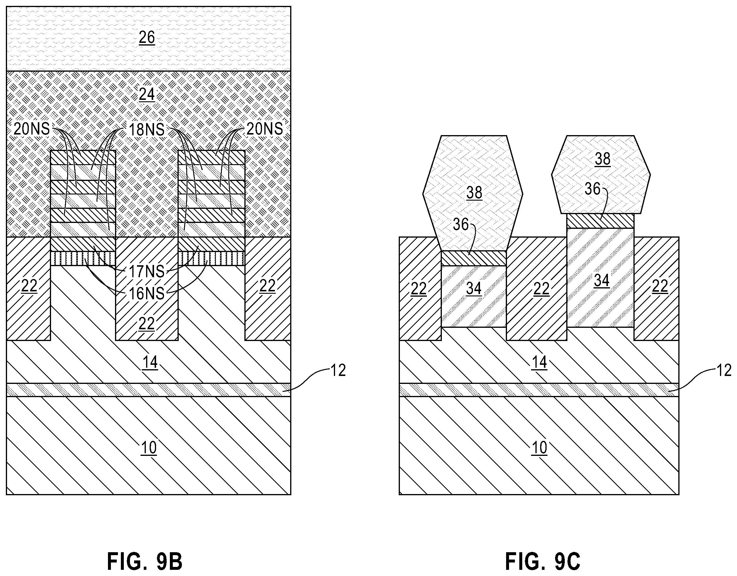 Patent US12588265 Figure 16 – Semiconductor structure with enhanced placeholder position margin