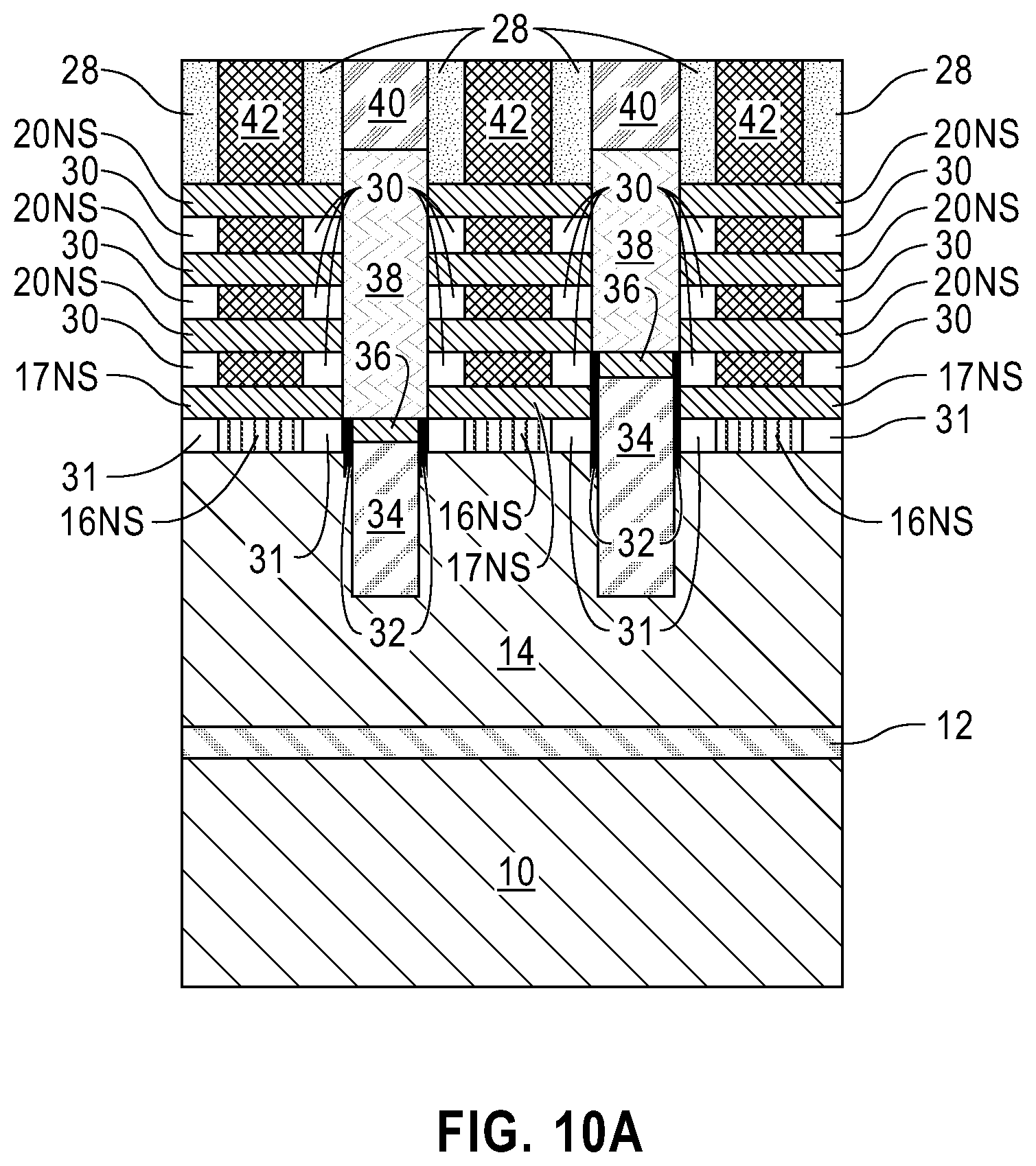 Patent US12588265 Figure 17 – Semiconductor structure with enhanced placeholder position margin