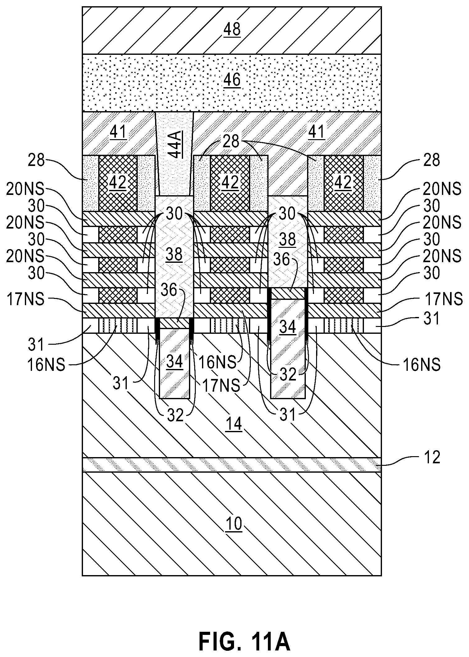 Patent US12588265 Figure 19 – Semiconductor structure with enhanced placeholder position margin