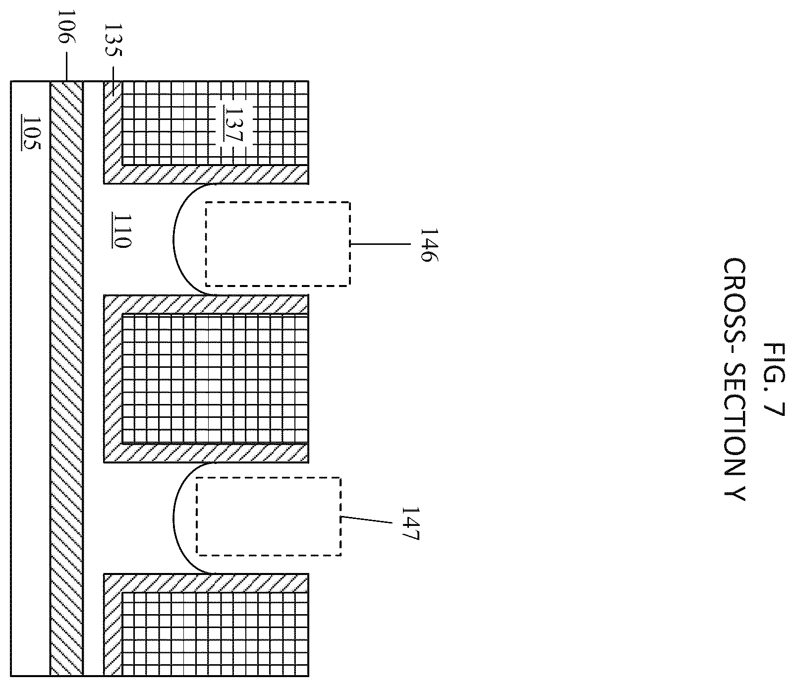 Patent US12588266 Figure 5 – CMOS integration for doped placeholder as direct backside contact