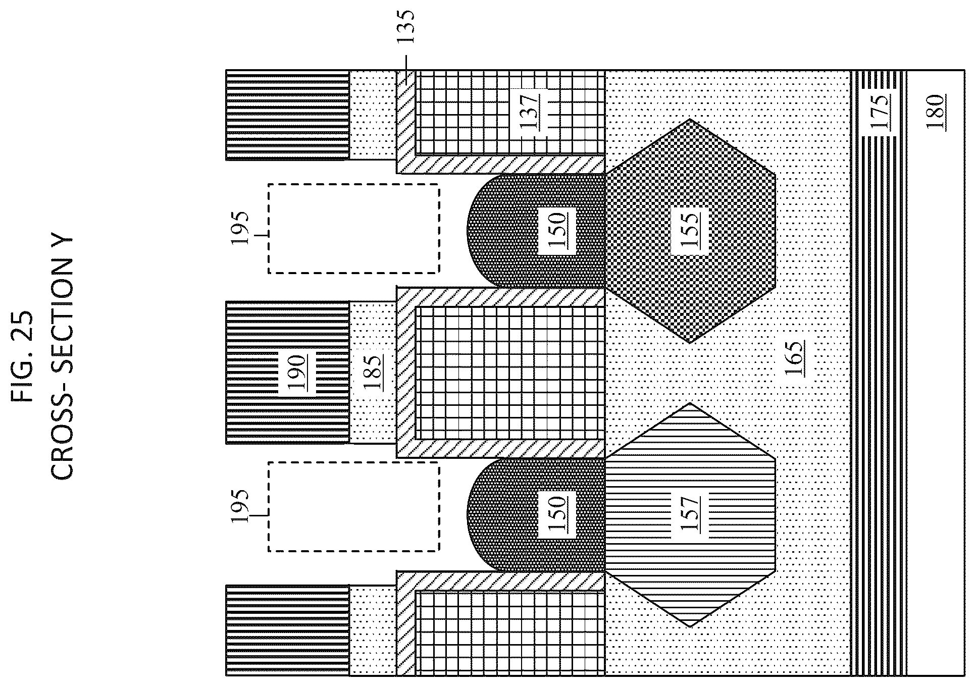 Patent US12588266 Figure 17 – CMOS integration for doped placeholder as direct backside contact