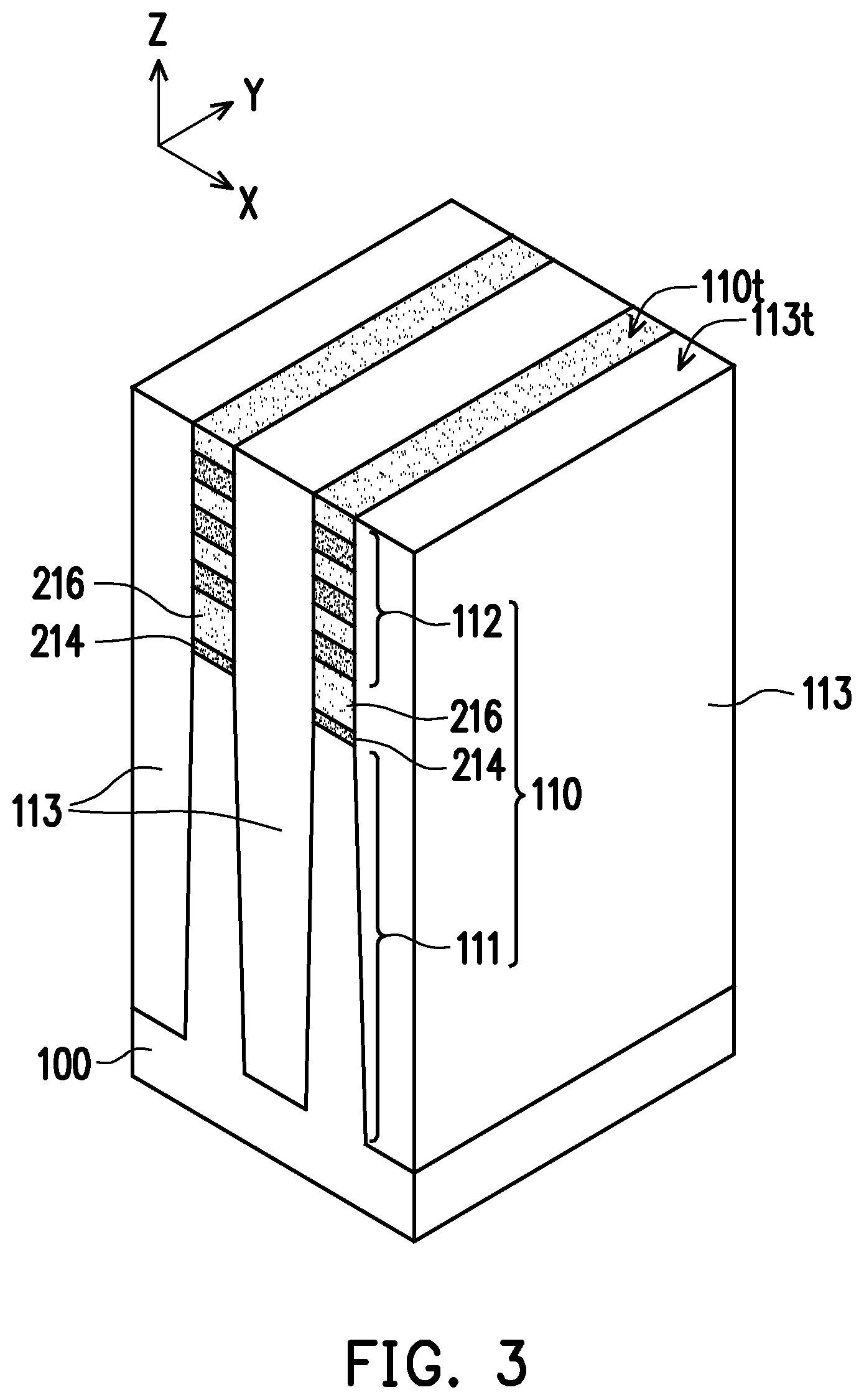 Patent US12588267 Figure 3 – Semiconductor device and method of forming the same