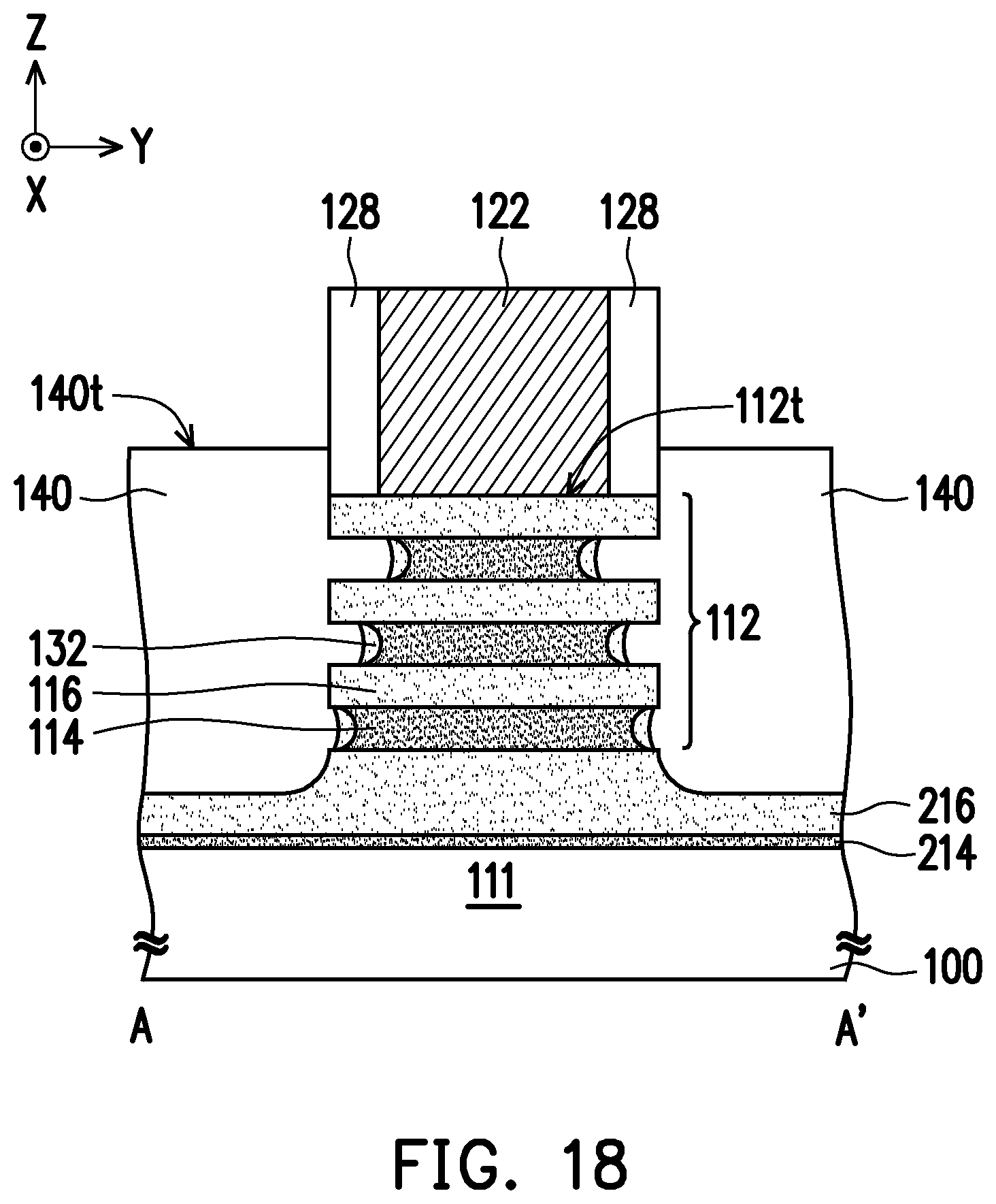 Patent US12588267 Figure 18 – Semiconductor device and method of forming the same