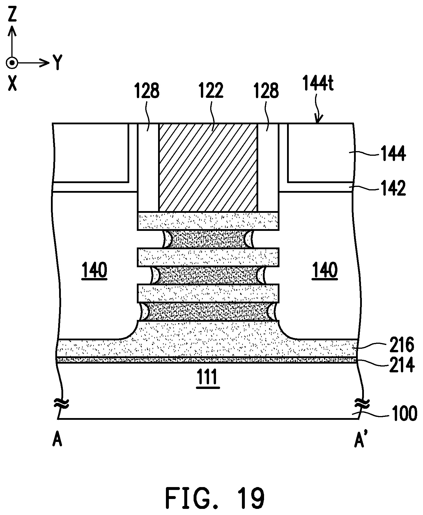 Patent US12588267 Figure 19 – Semiconductor device and method of forming the same