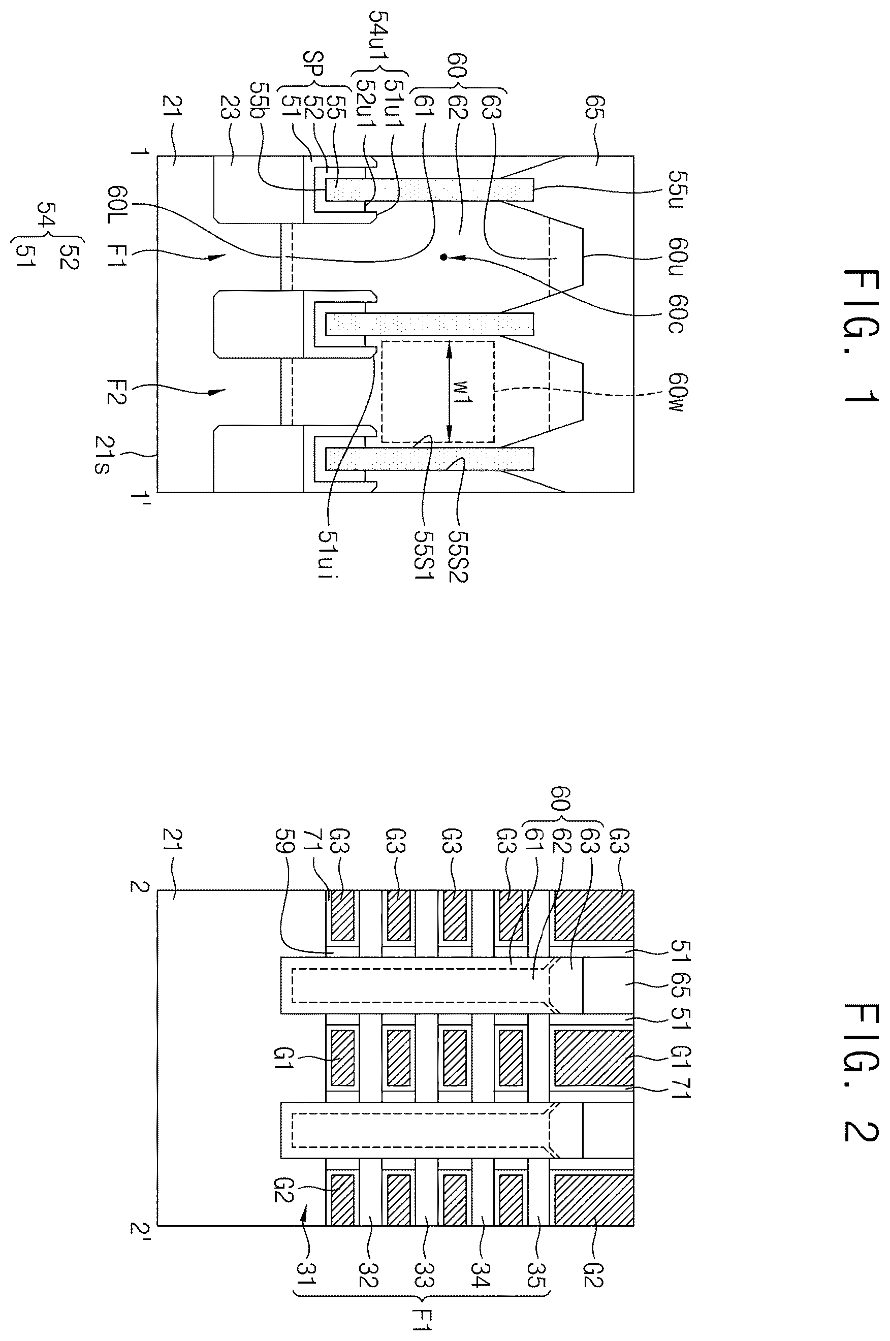 Patent US12588269 Figure 1 – Semiconductor devices including separation structure