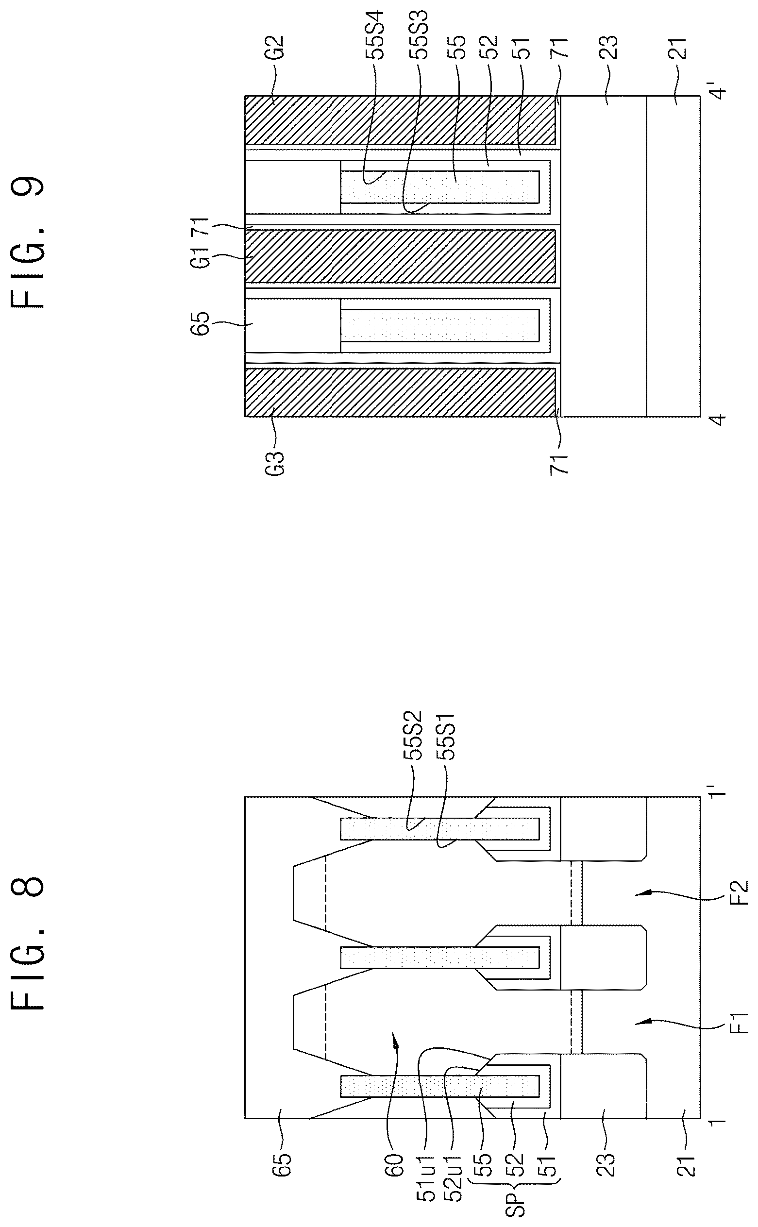 Patent US12588269 Figure 5 – Semiconductor devices including separation structure