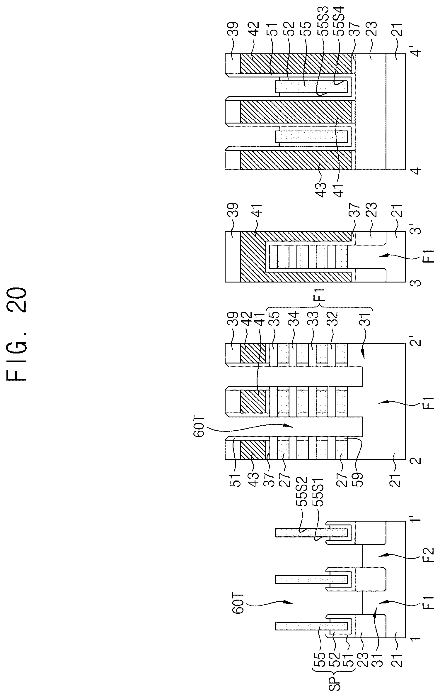 Patent US12588269 Figure 15 – Semiconductor devices including separation structure