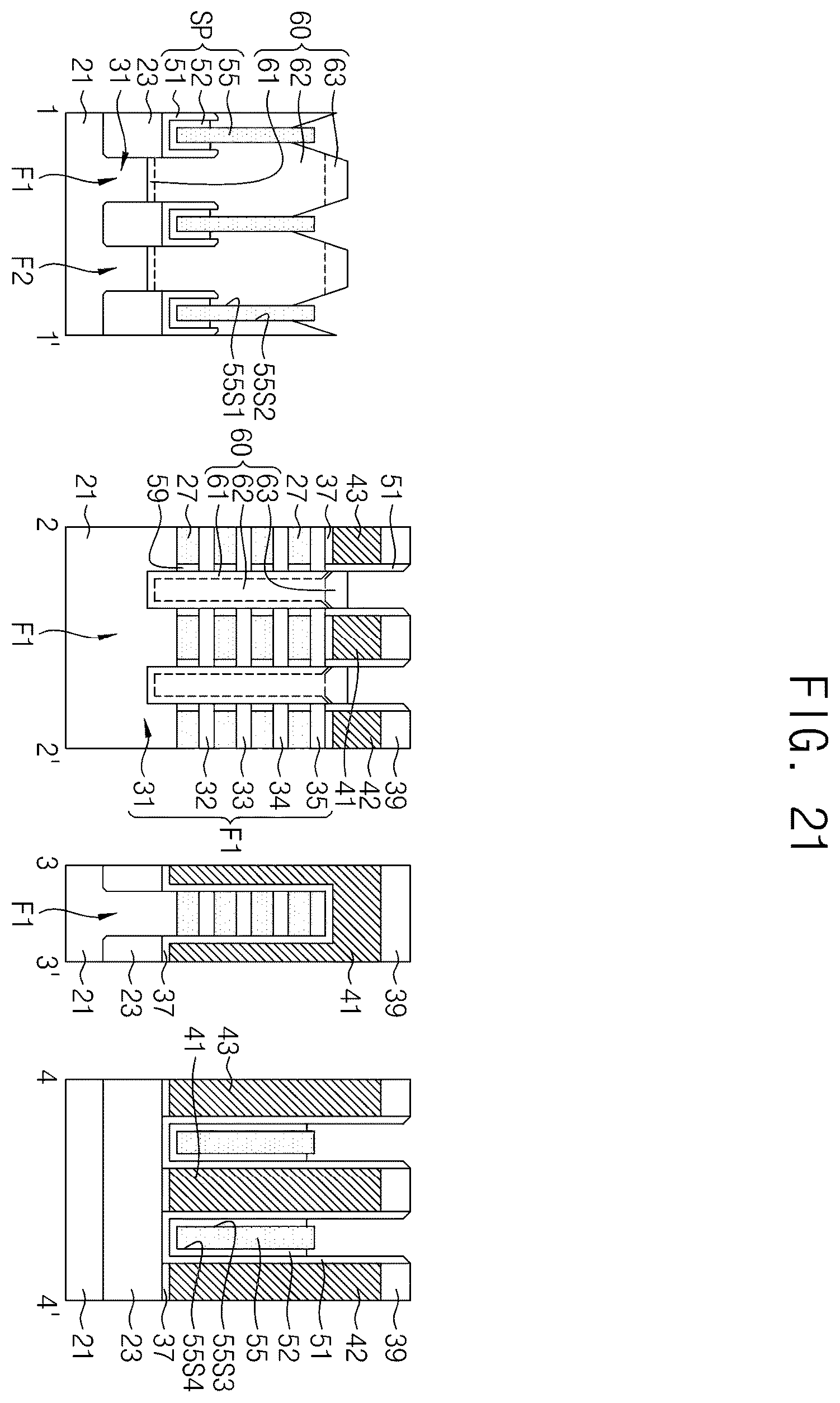Patent US12588269 Figure 16 – Semiconductor devices including separation structure