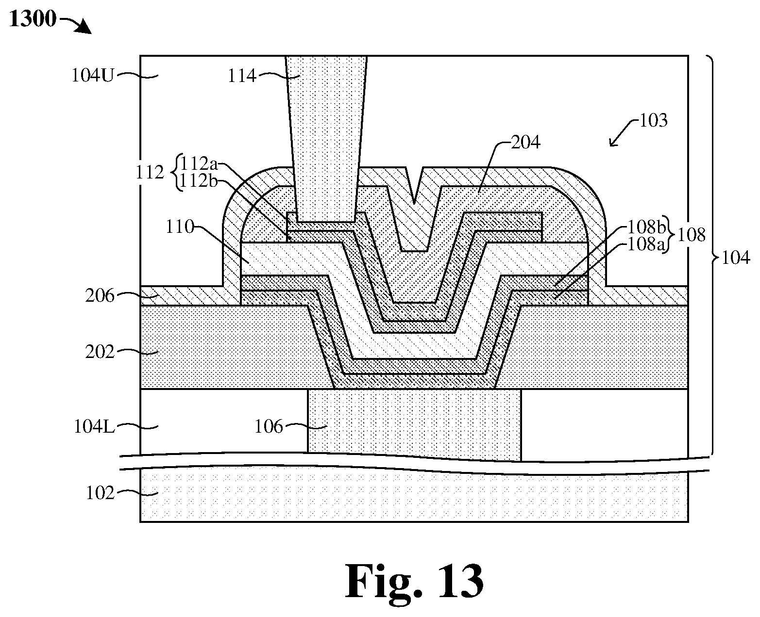 Patent US12588271 Figure 8 – Multi-layer electrode to improve performance of ferroelectric memory device