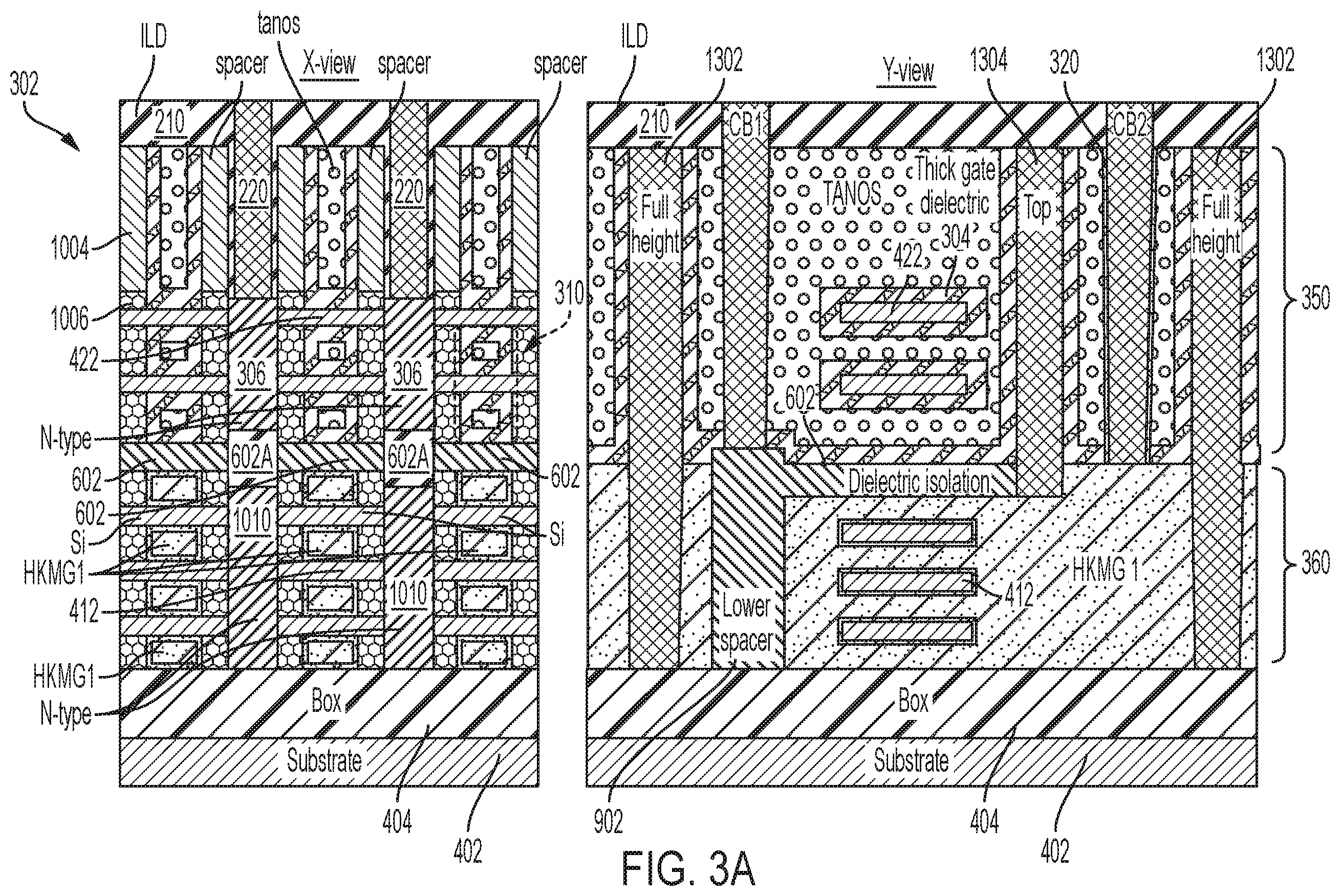Patent US12588273 Figure 3 – Stacked electronic devices having independent gates