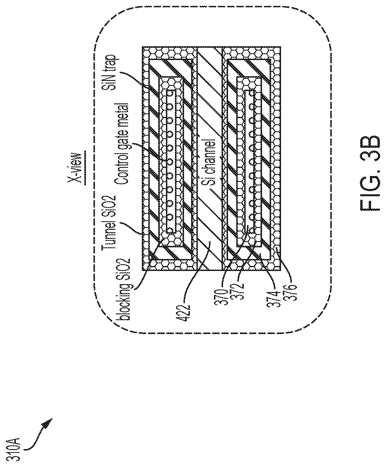 Patent US12588273 Figure 4 – Stacked electronic devices having independent gates