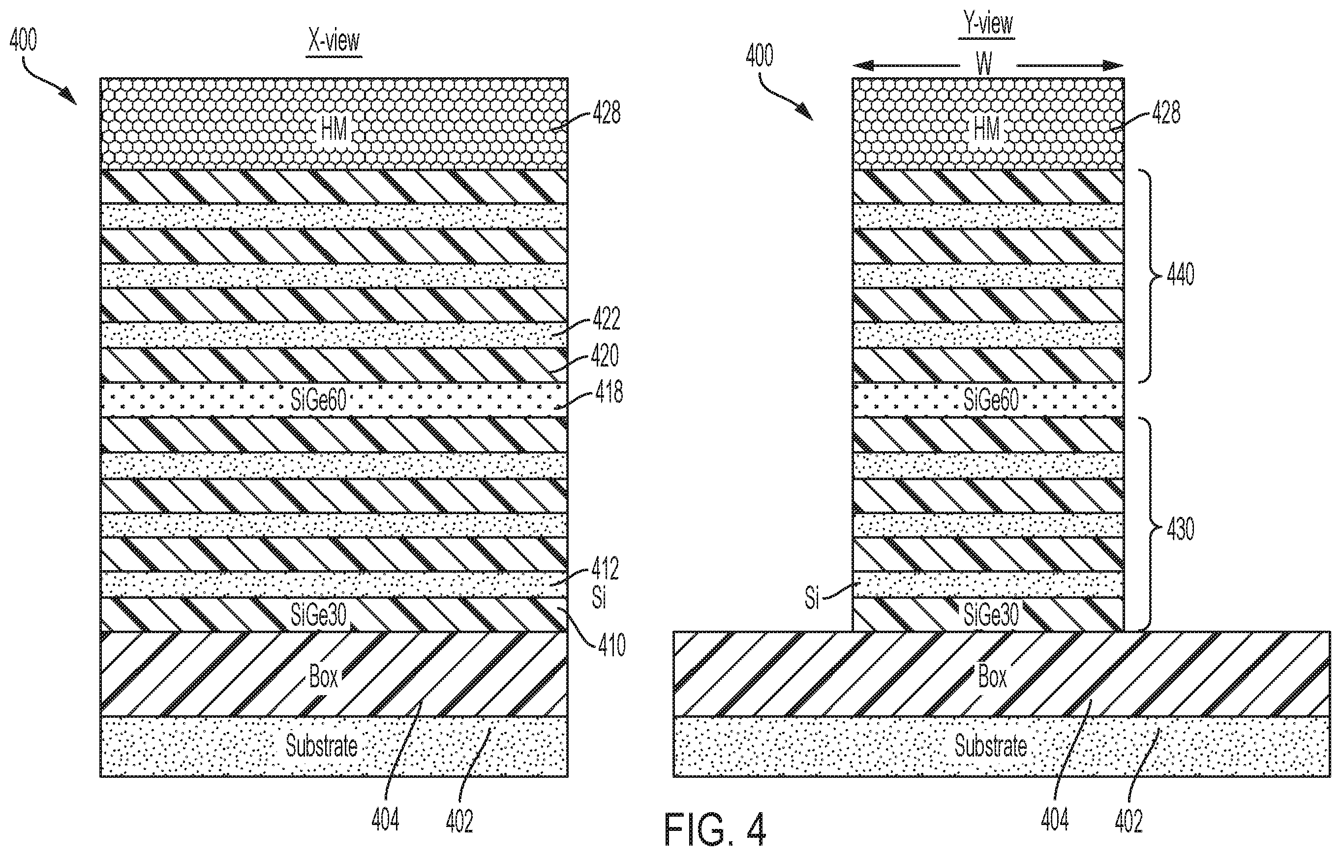 Patent US12588273 Figure 5 – Stacked electronic devices having independent gates