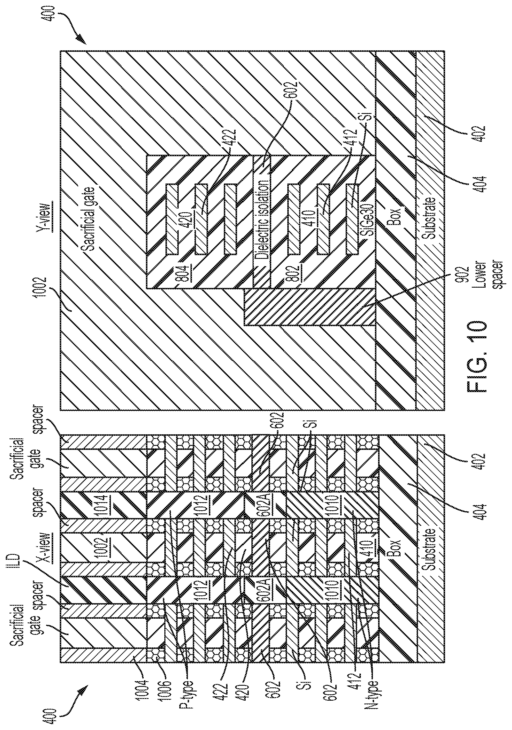 Patent US12588273 Figure 11 – Stacked electronic devices having independent gates