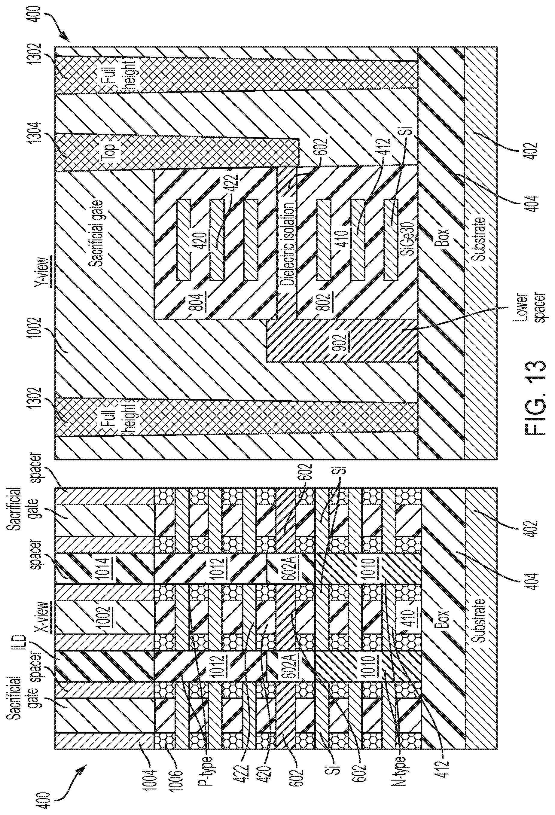 Patent US12588273 Figure 14 – Stacked electronic devices having independent gates