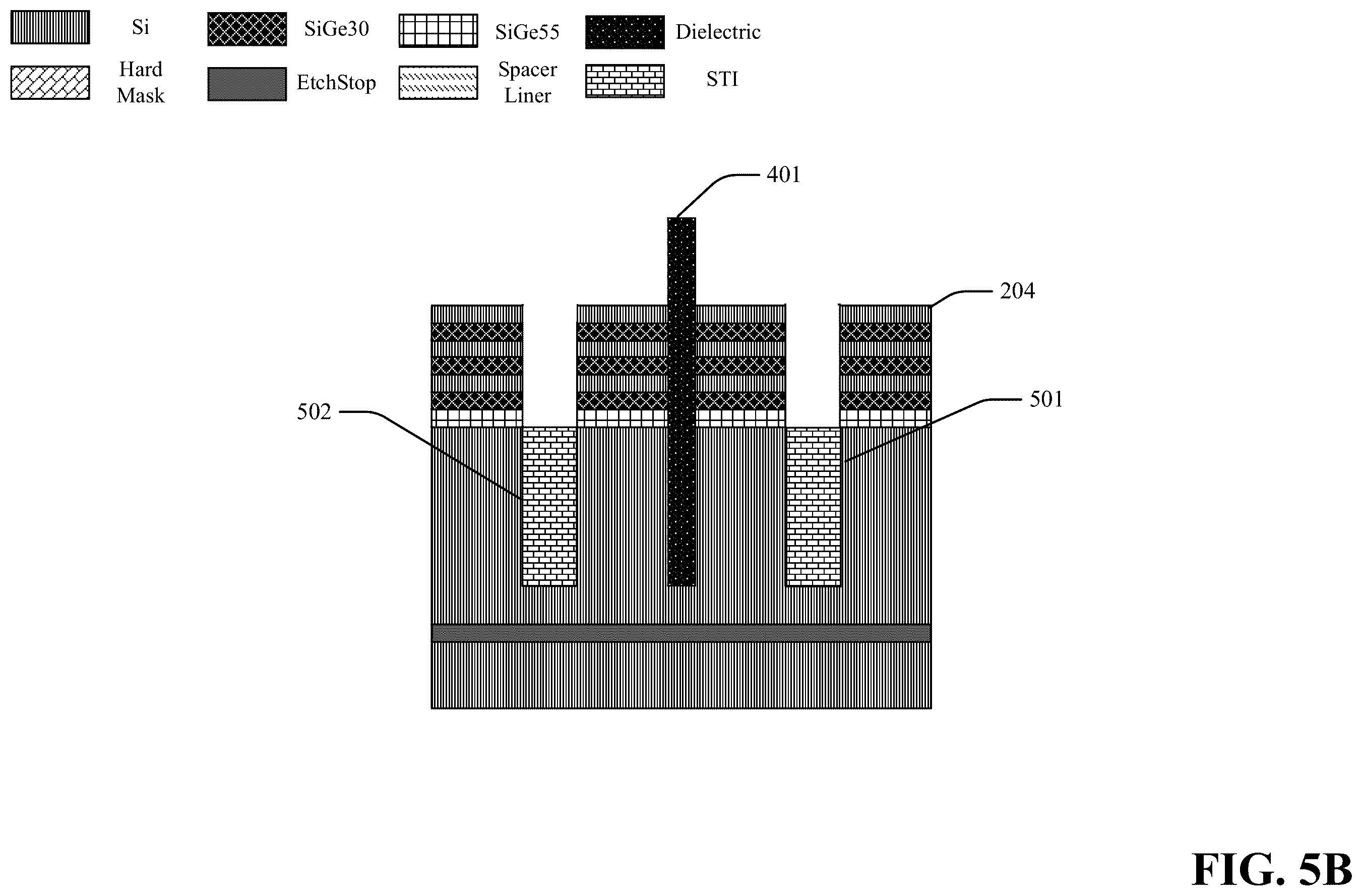 Patent US12588277 Figure 11 – Forming wrap around contact with self-aligned backside contact