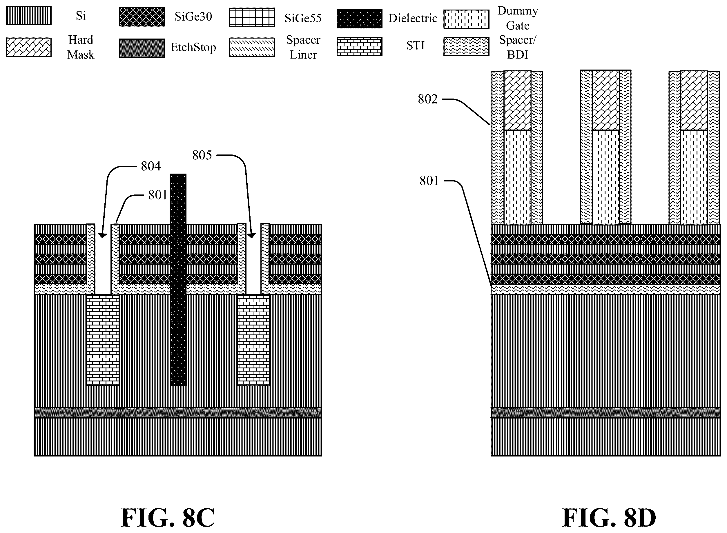 Patent US12588277 Figure 16 – Forming wrap around contact with self-aligned backside contact