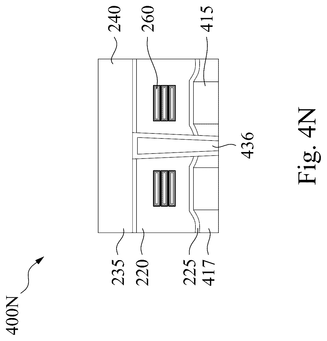 Patent US12588278 Figure 11 – Semiconductor device having different size active regions and method of making