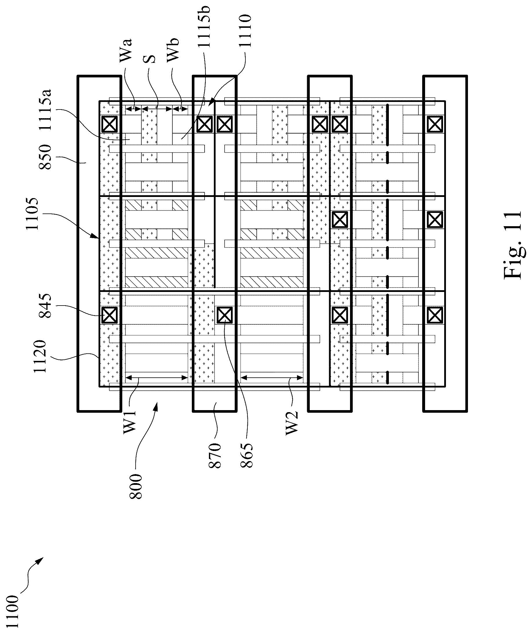 Patent US12588278 Figure 18 – Semiconductor device having different size active regions and method of making