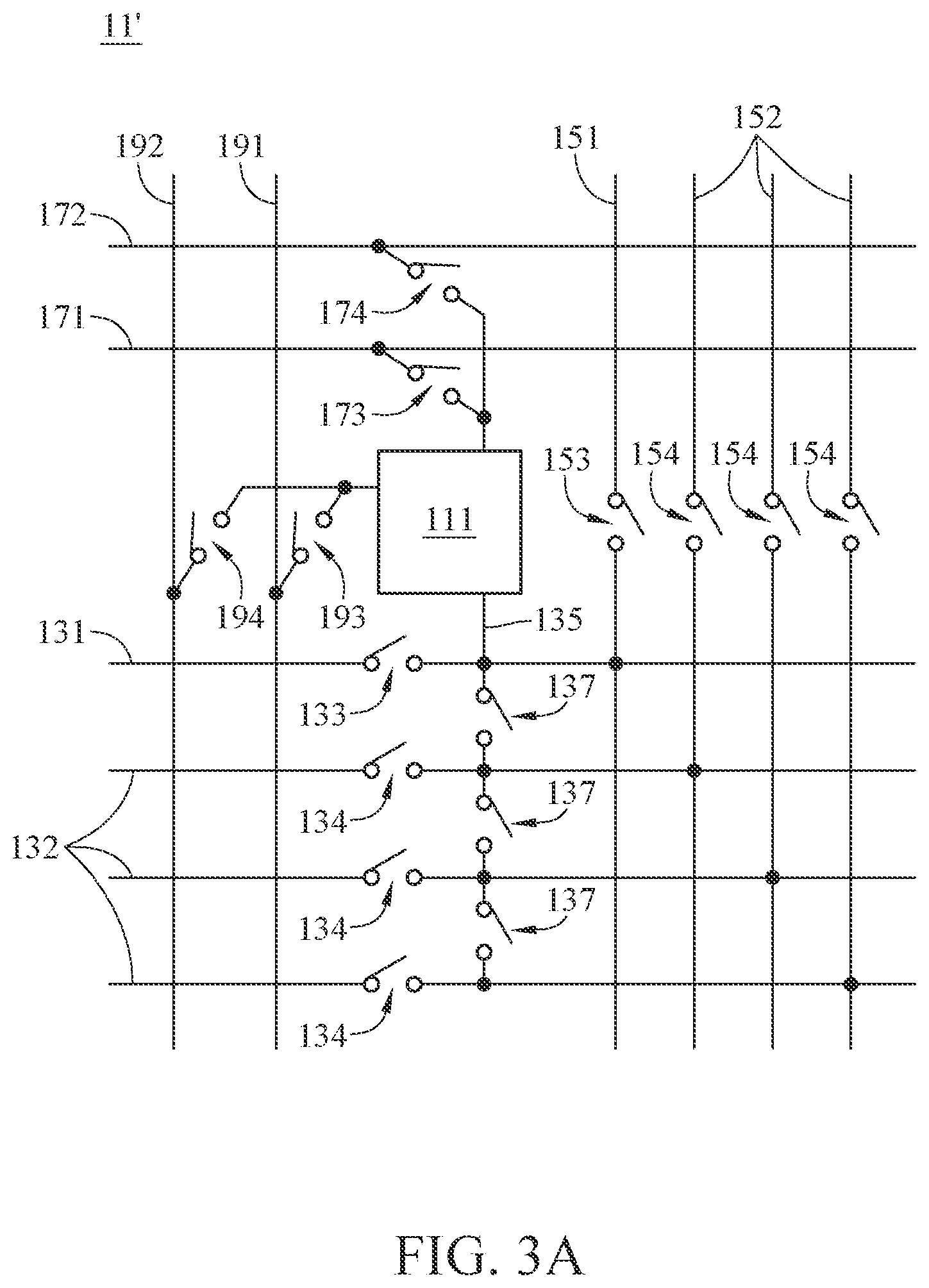Patent US12588279 Figure 3 – Arrayed switch circuitry system and switching circuit