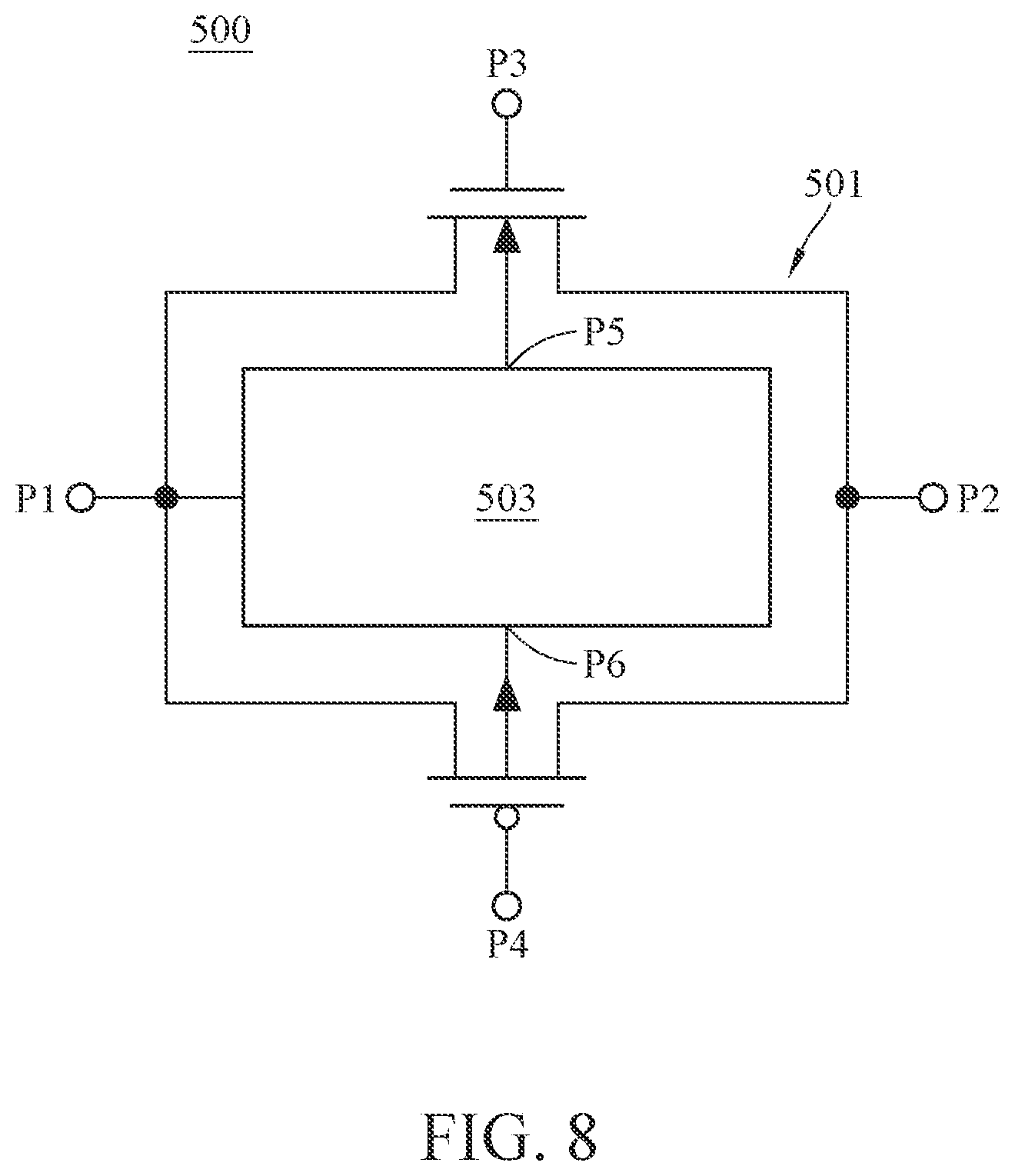 Patent US12588279 Figure 9 – Arrayed switch circuitry system and switching circuit