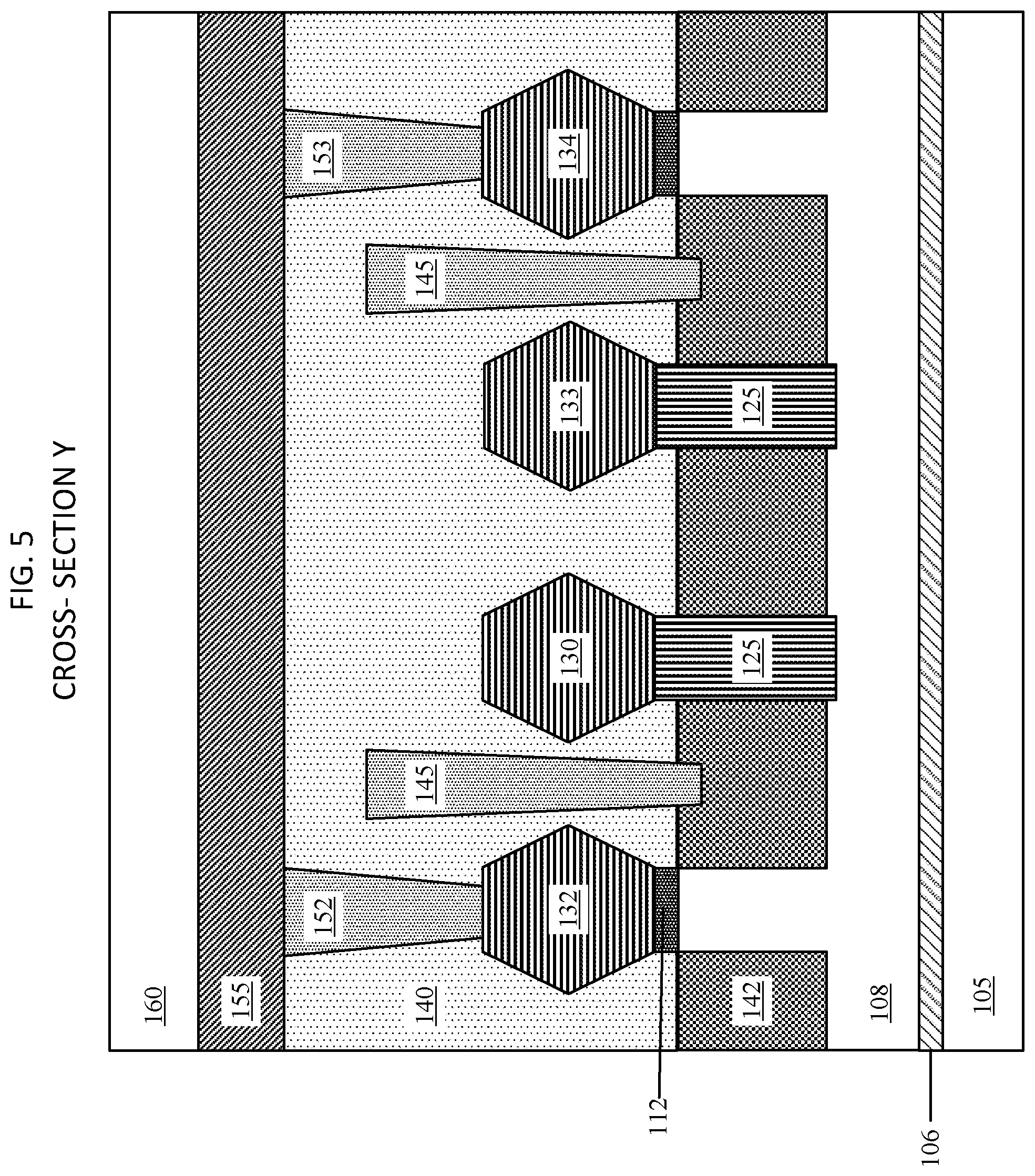 Patent US12588280 Figure 5 – Backsides subtractive M1 patterning with backside contact repair for tight N2P space