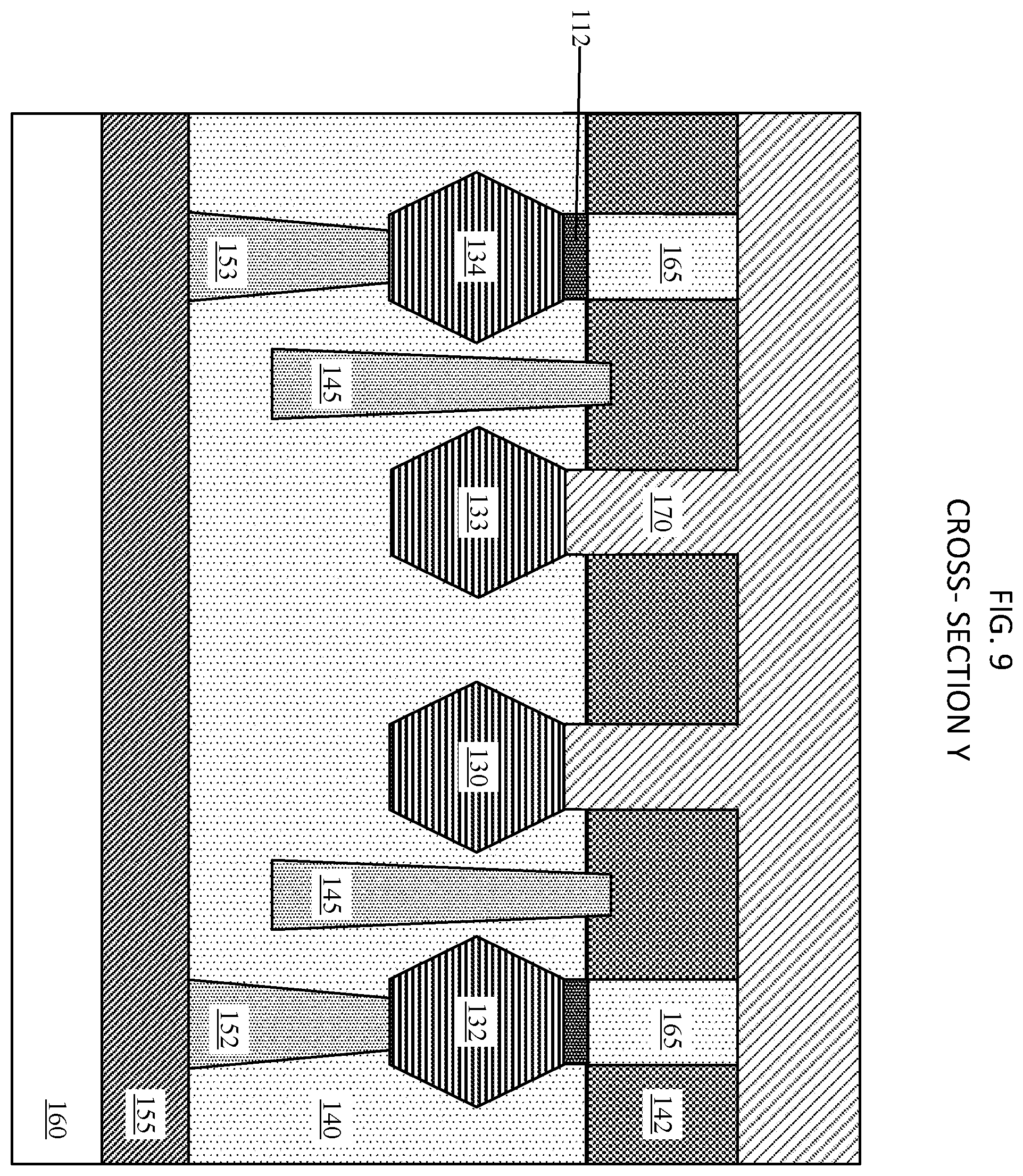 Patent US12588280 Figure 9 – Backsides subtractive M1 patterning with backside contact repair for tight N2P space