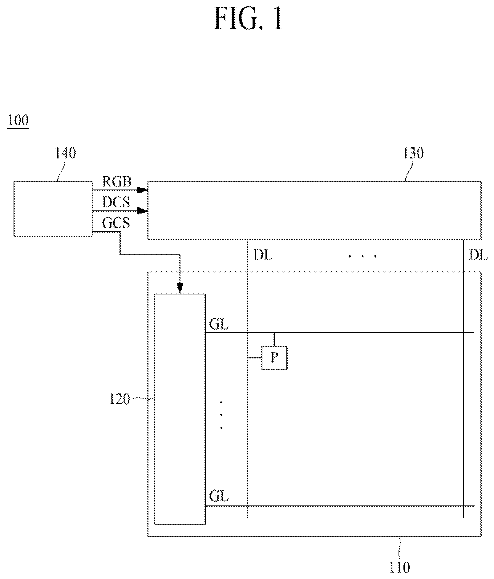 Patent US12588281 Figure 1 – Display apparatus comprising thin film transistor
