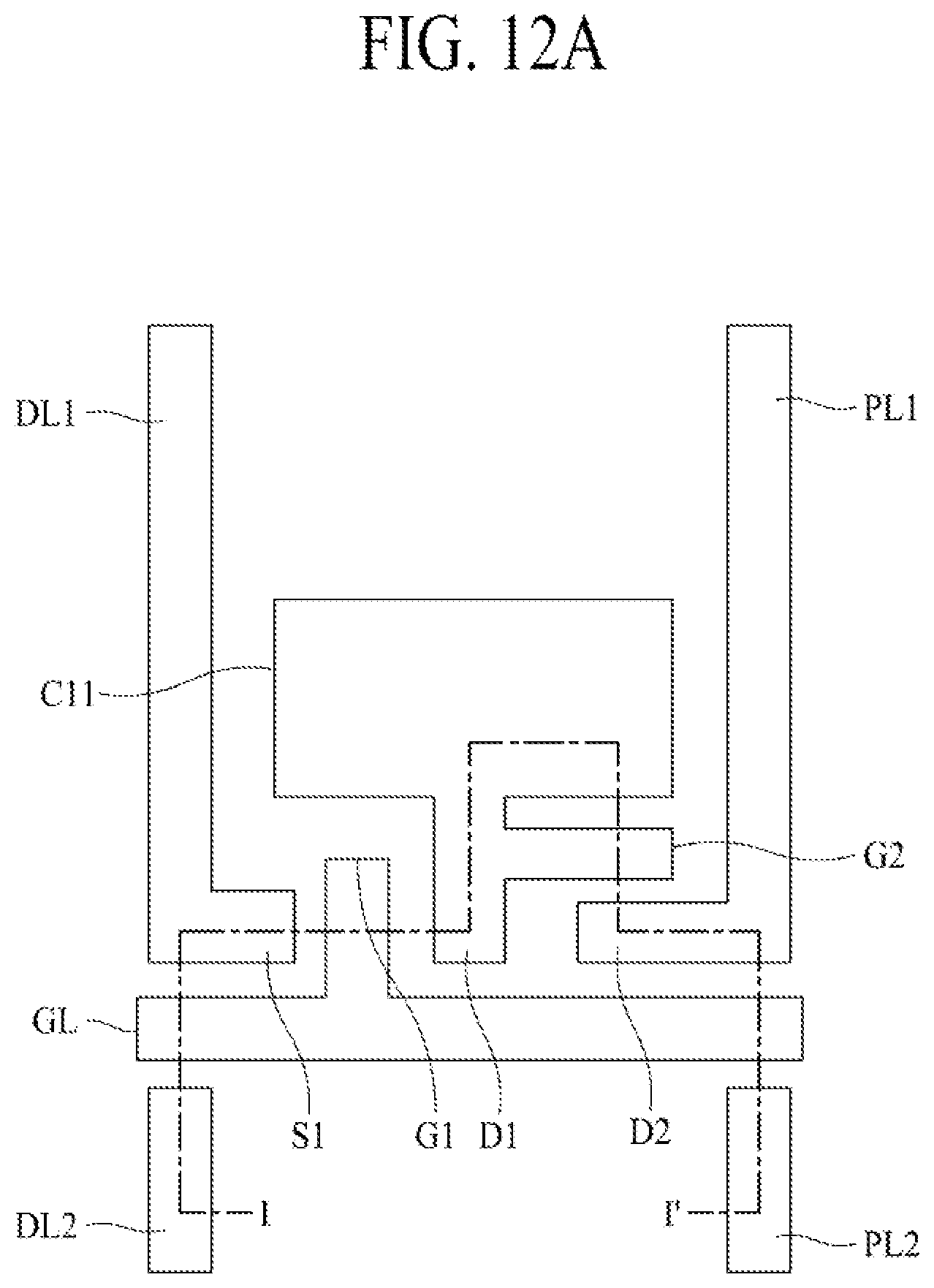 Patent US12588281 Figure 12 – Display apparatus comprising thin film transistor
