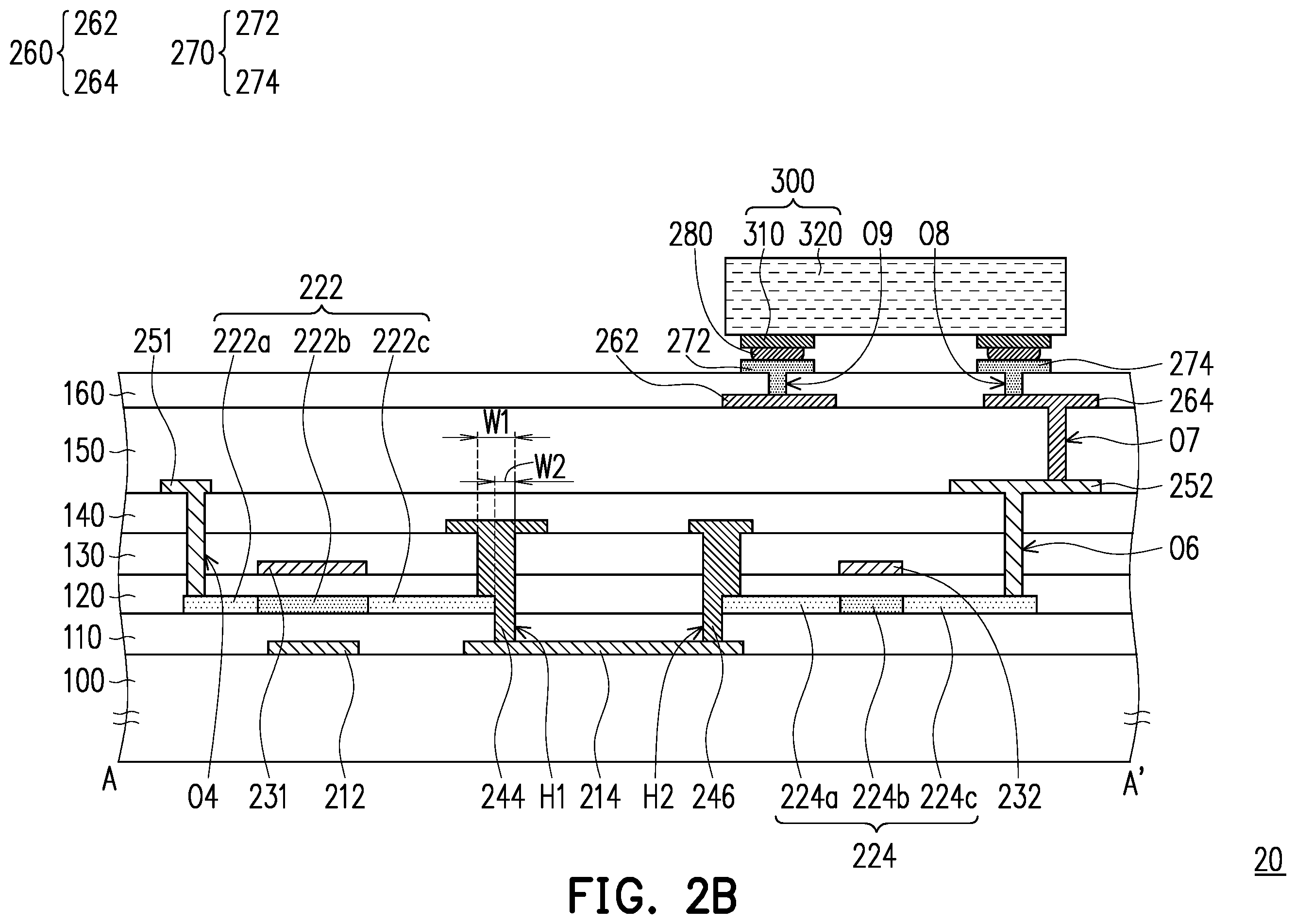 Patent US12588288 Figure 4 – Active device substrate