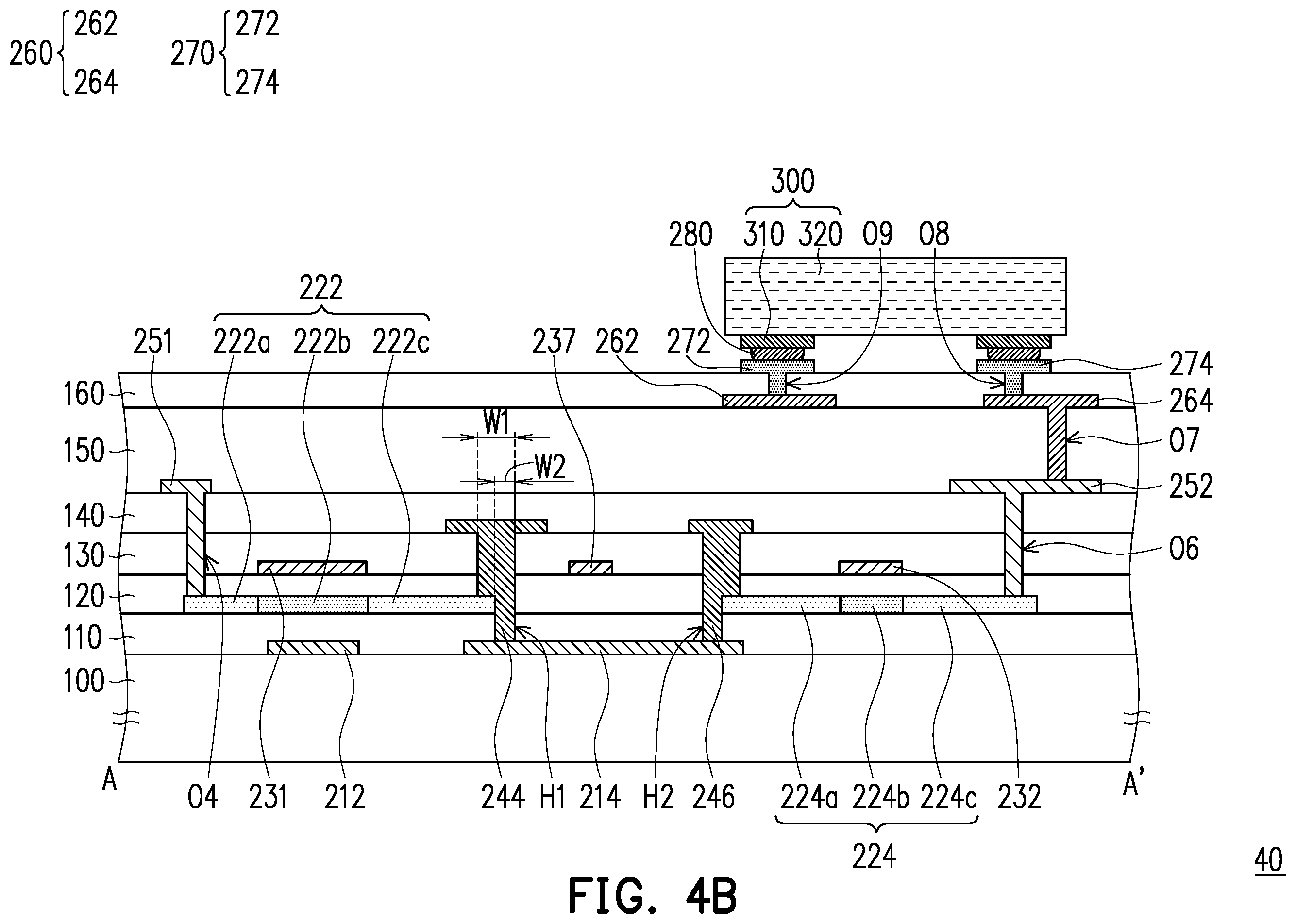 Patent US12588288 Figure 8 – Active device substrate