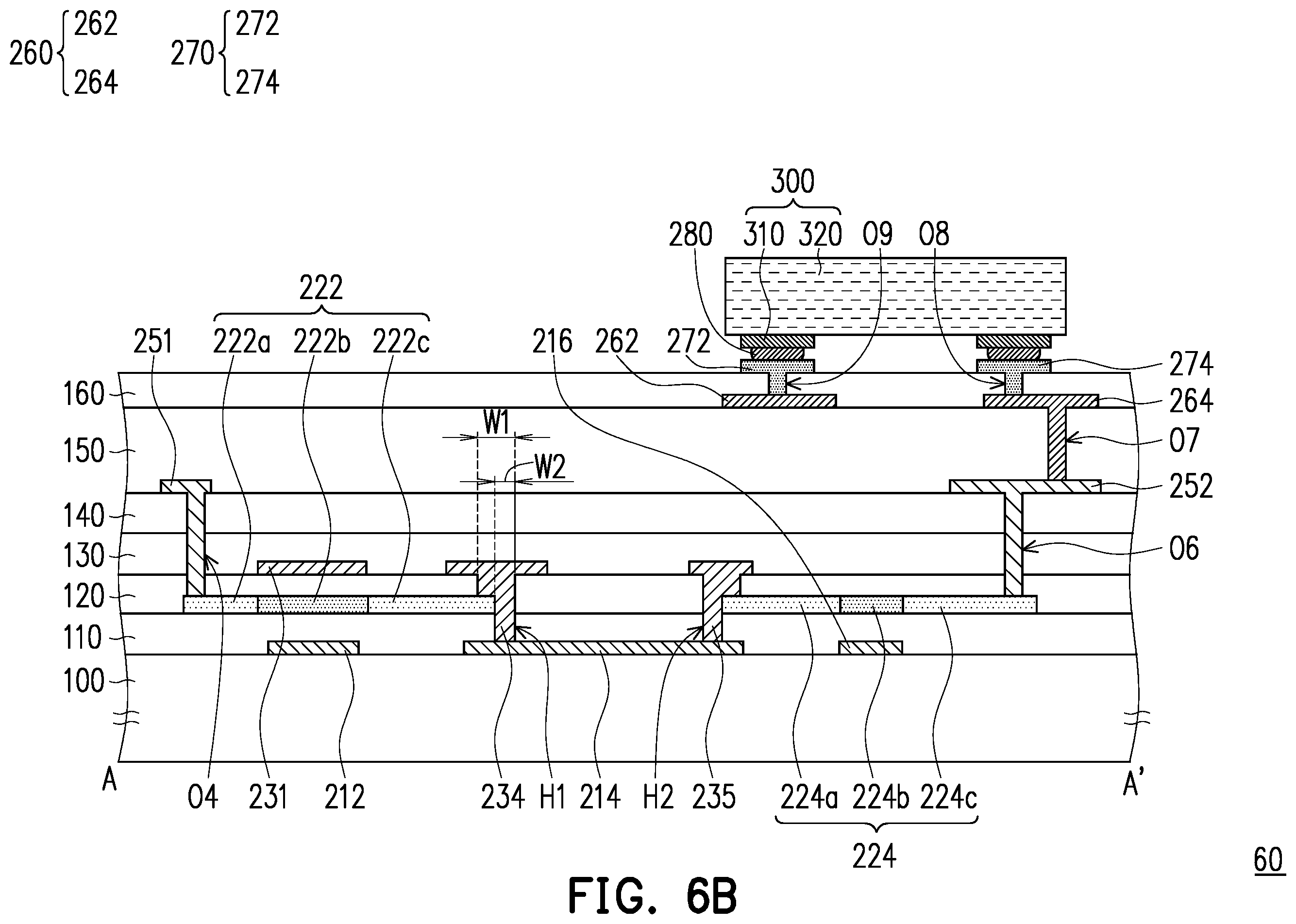 Patent US12588288 Figure 11 – Active device substrate