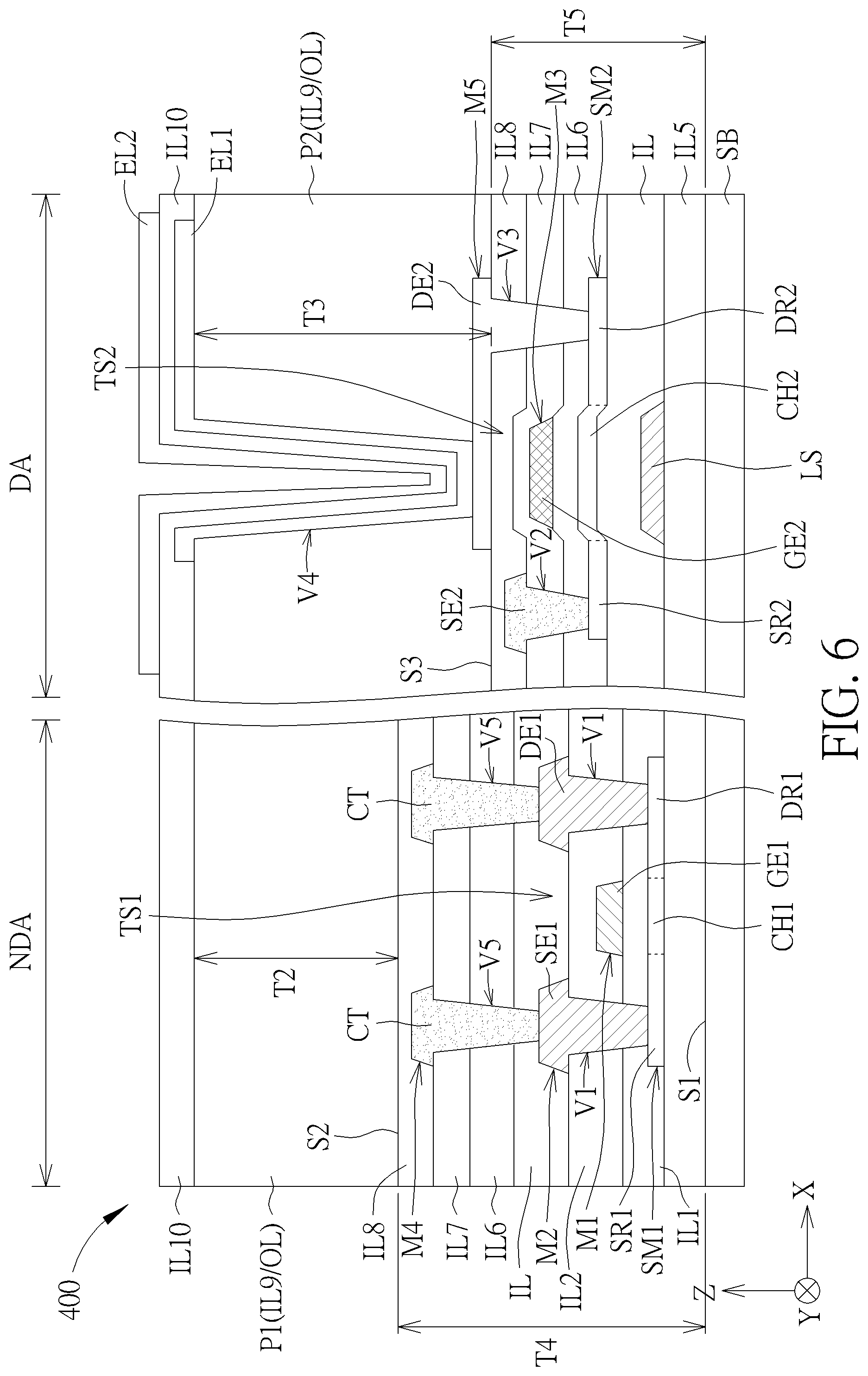 Patent US12588289 Figure 6 – Electronic device