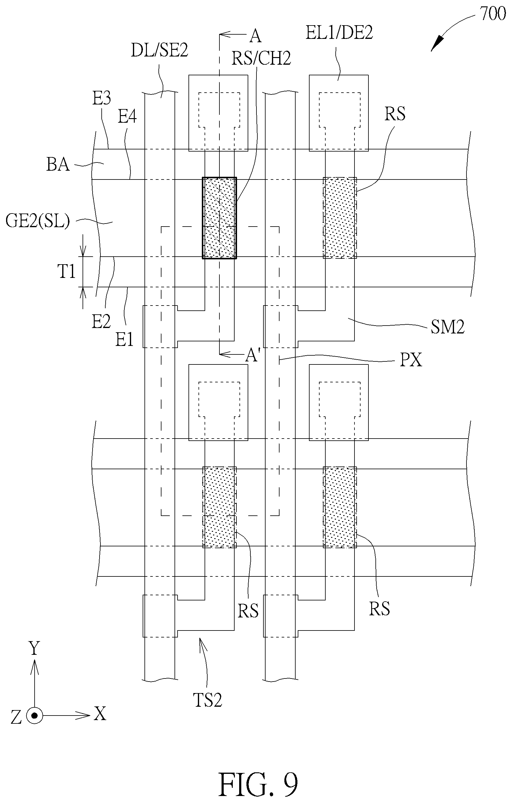 Patent US12588289 Figure 9 – Electronic device