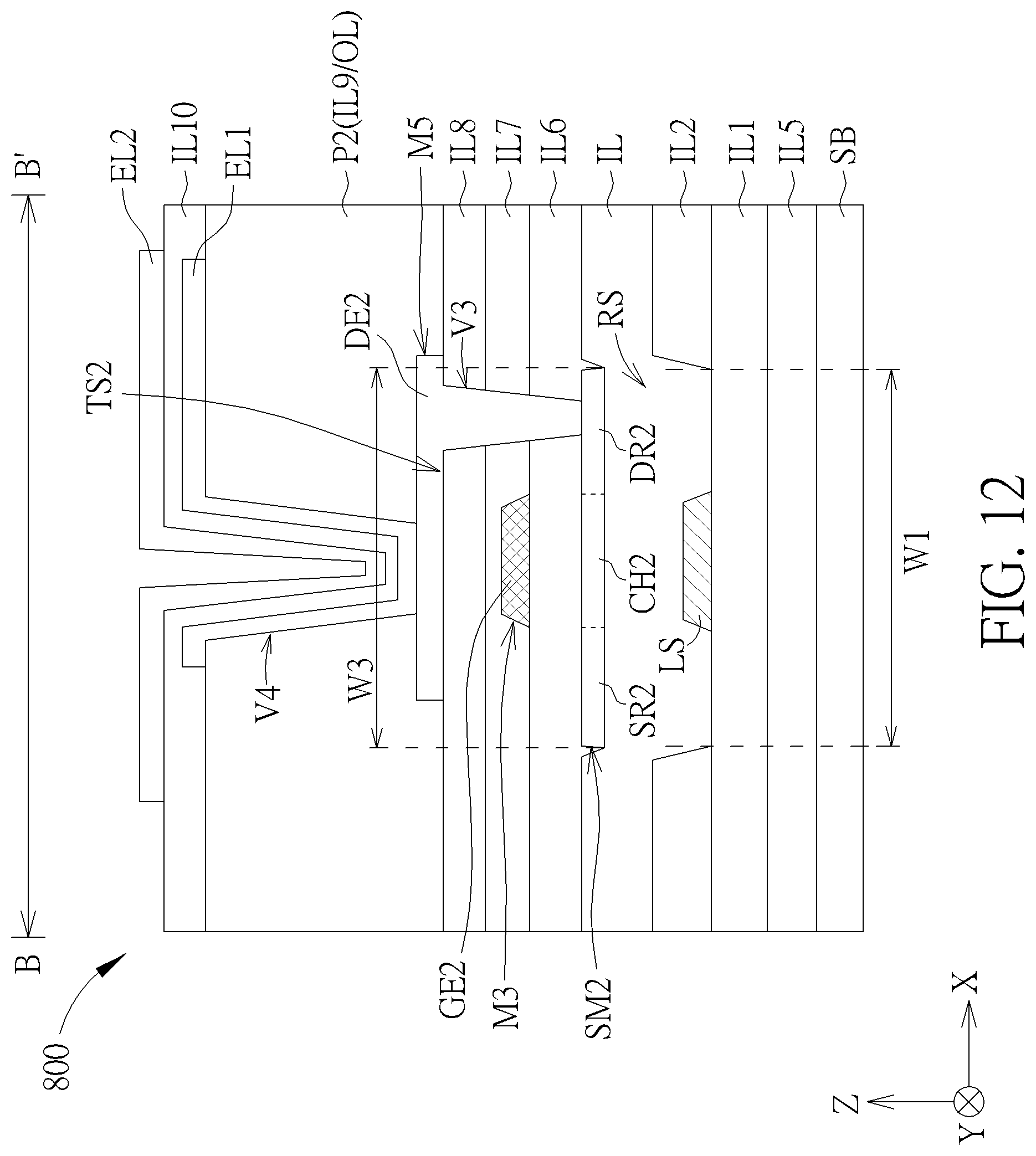Patent US12588289 Figure 12 – Electronic device