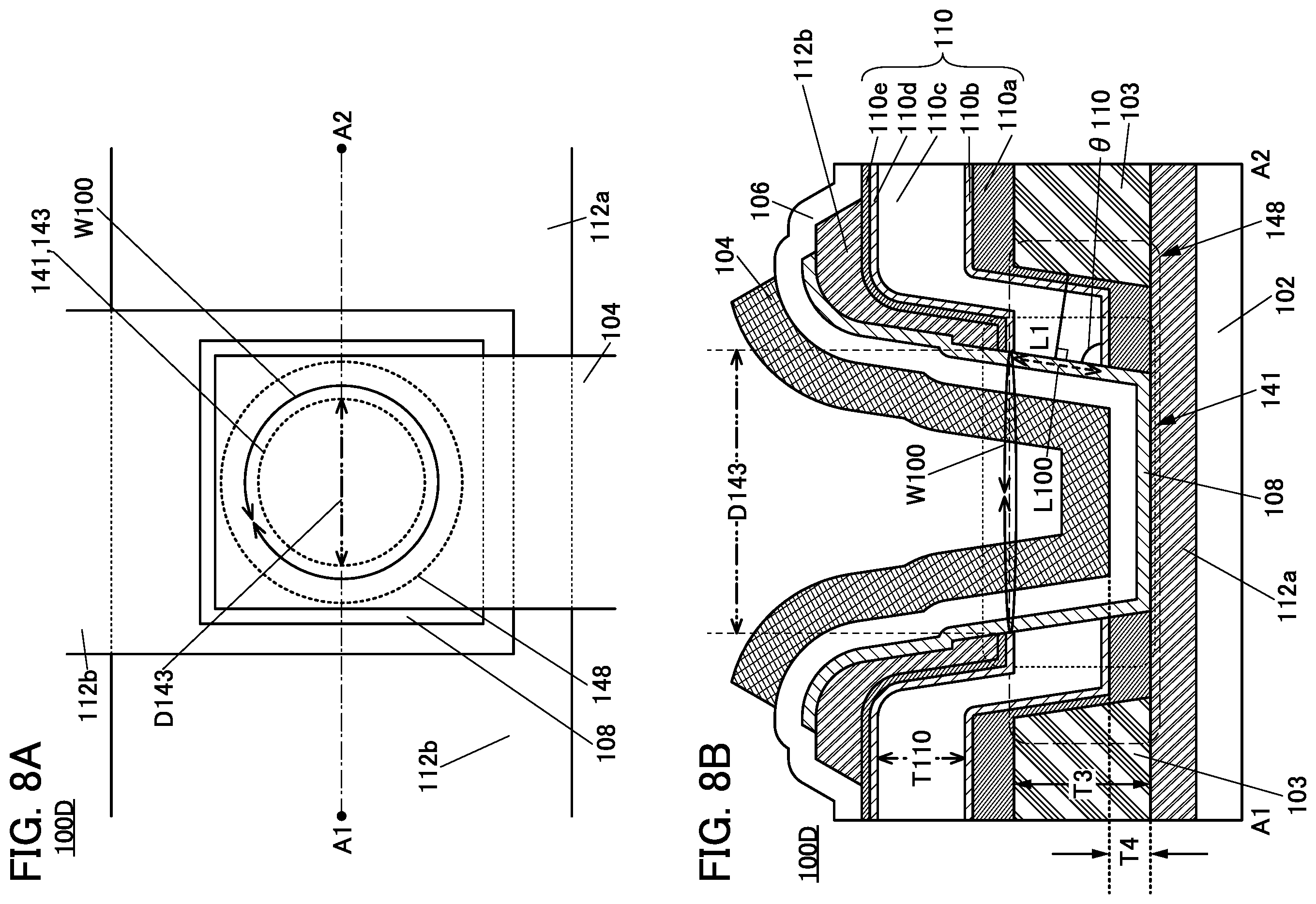 Patent US12588290 Figure 8 – Semiconductor device and method for manufacturing the semiconductor device