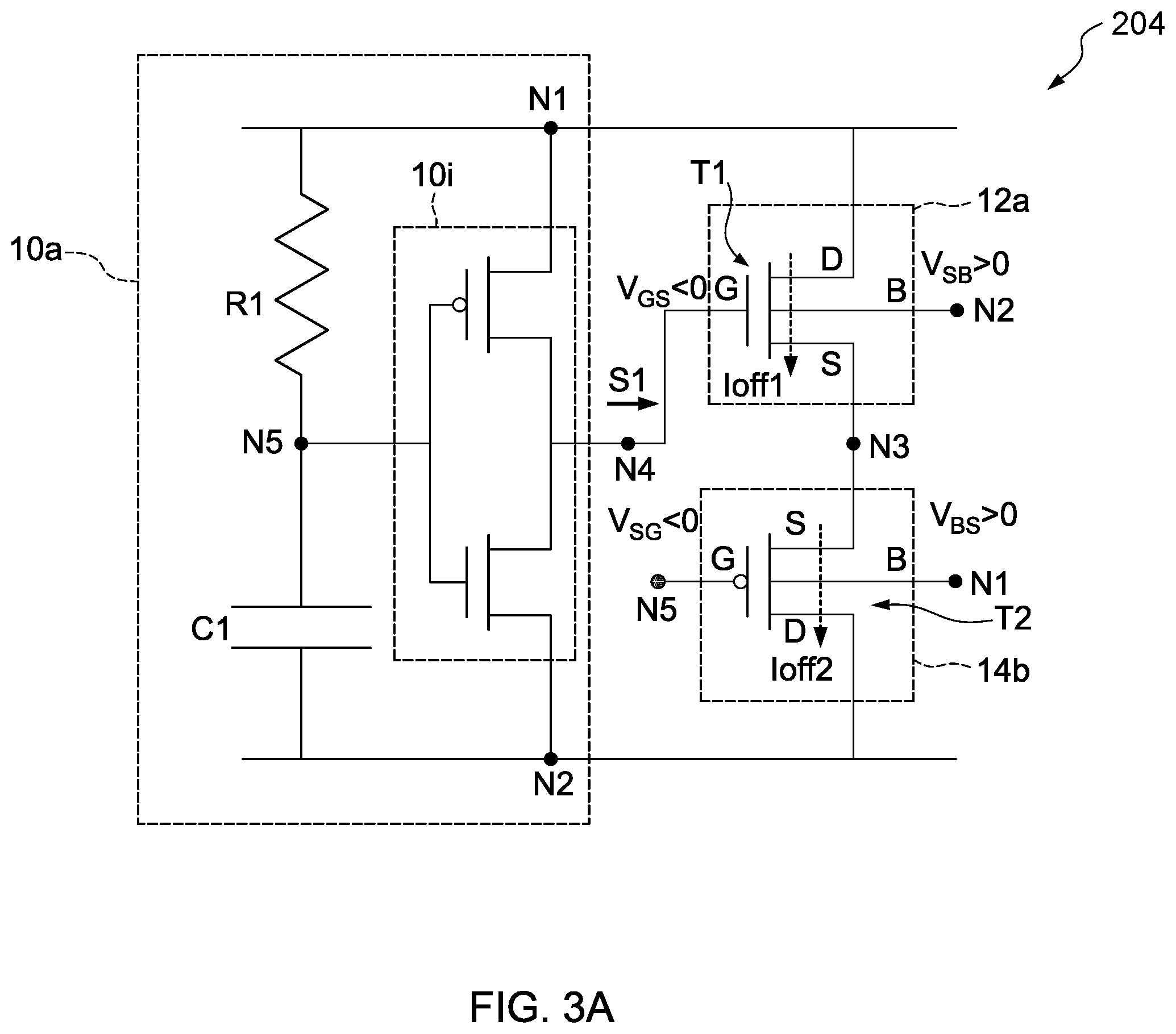 Patent US12588294 Figure 5 – Low-leakage ESD protection circuit and operating method thereof