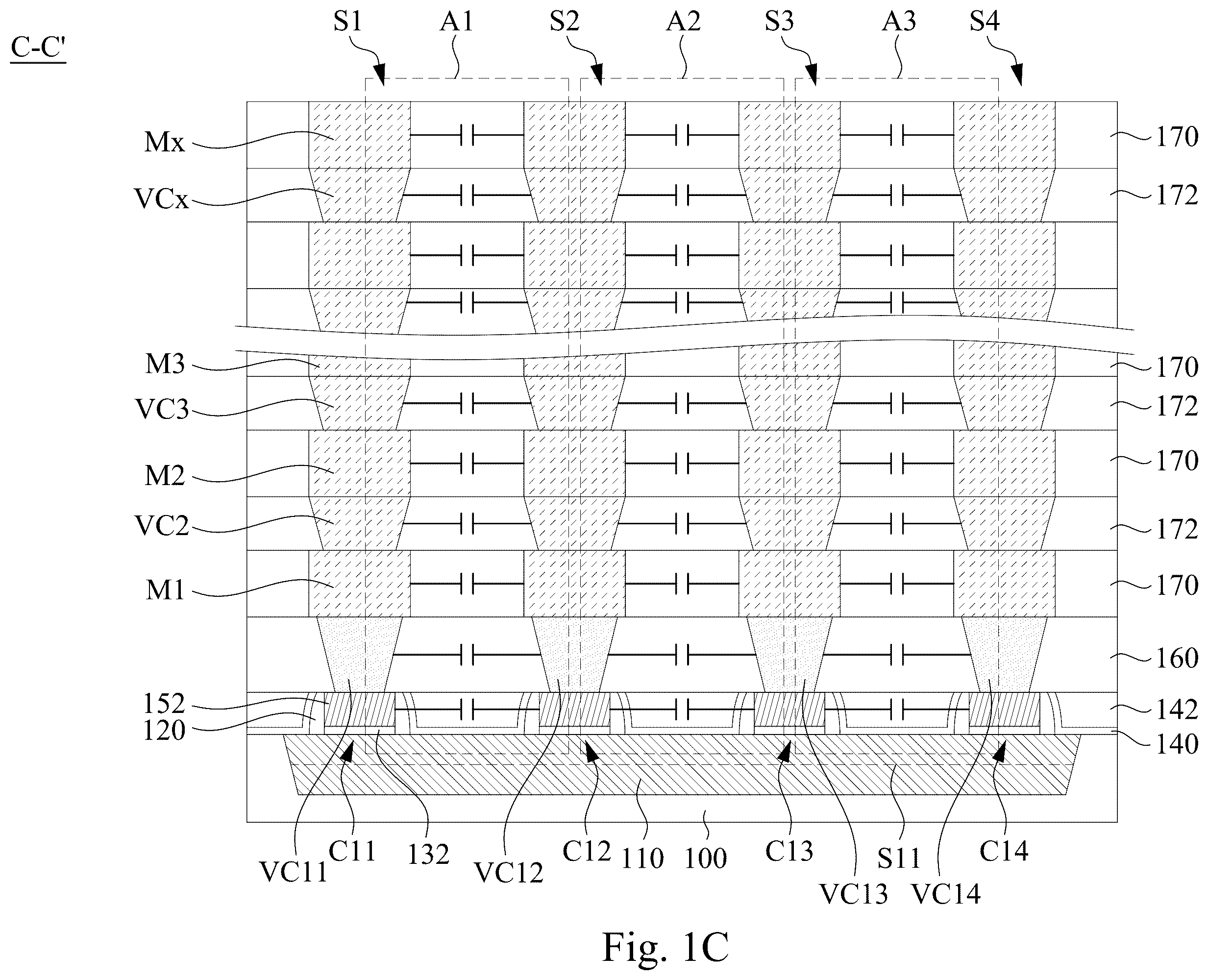 Patent US12588295 Figure 3 – Capacitor and method for forming the same