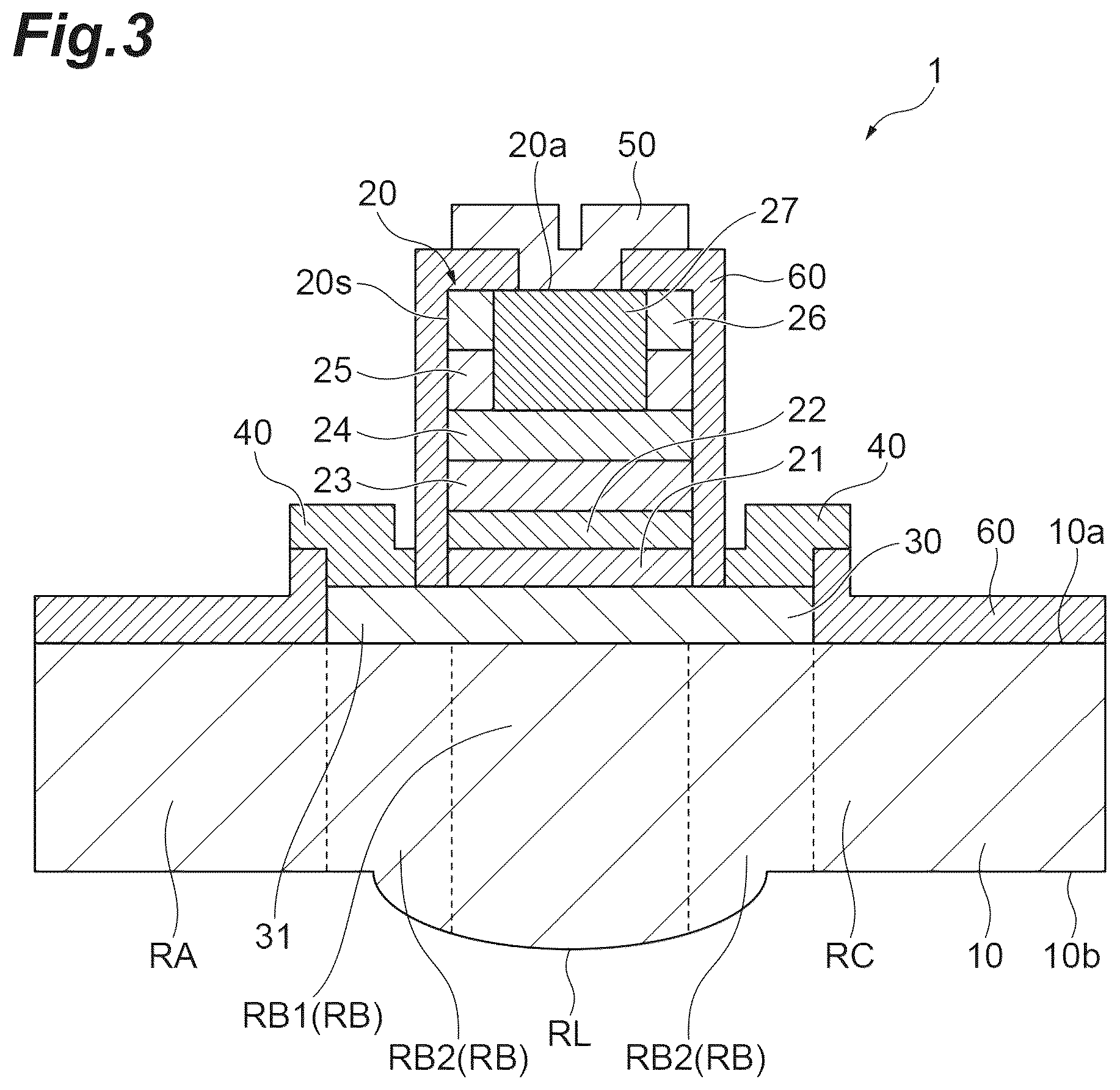 Patent US12588299 Figure 3 – Semiconductor light reception element