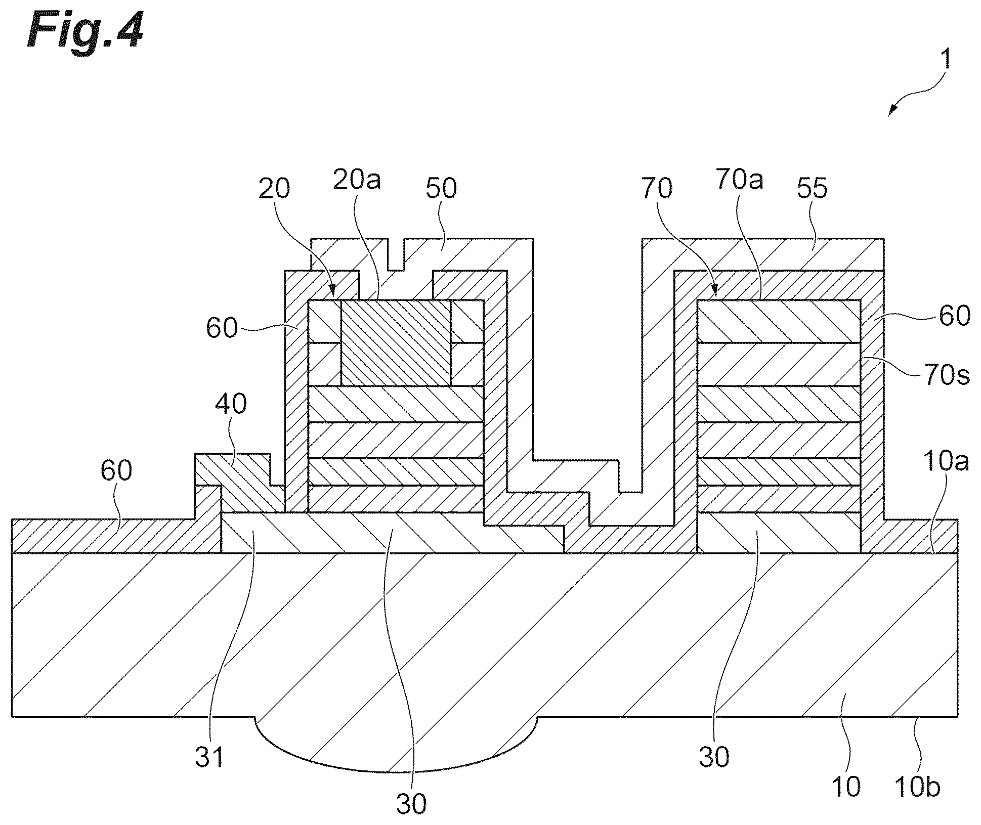 Patent US12588299 Figure 4 – Semiconductor light reception element