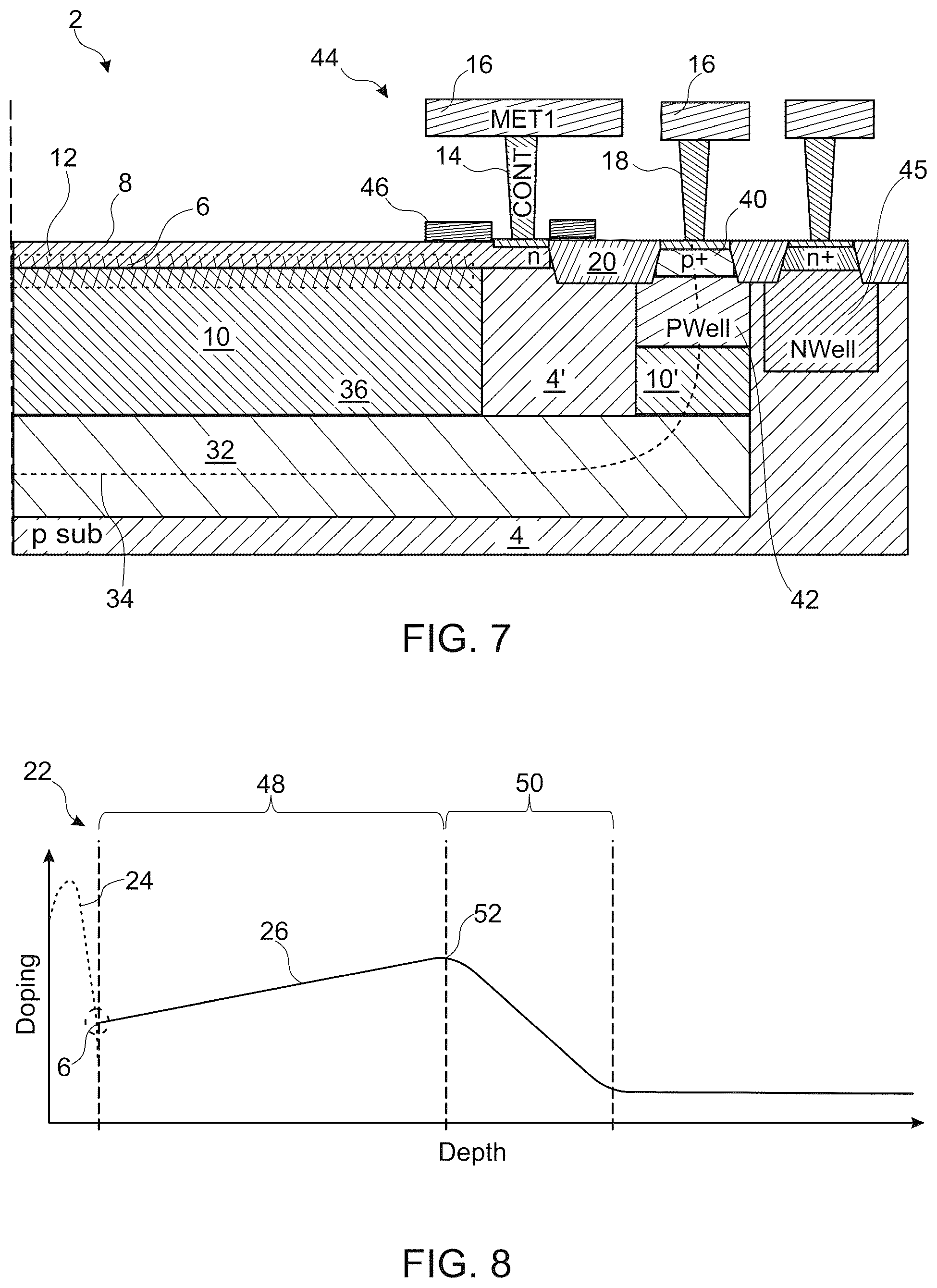 Patent US12588300 Figure 5 – Semiconductor light sensor