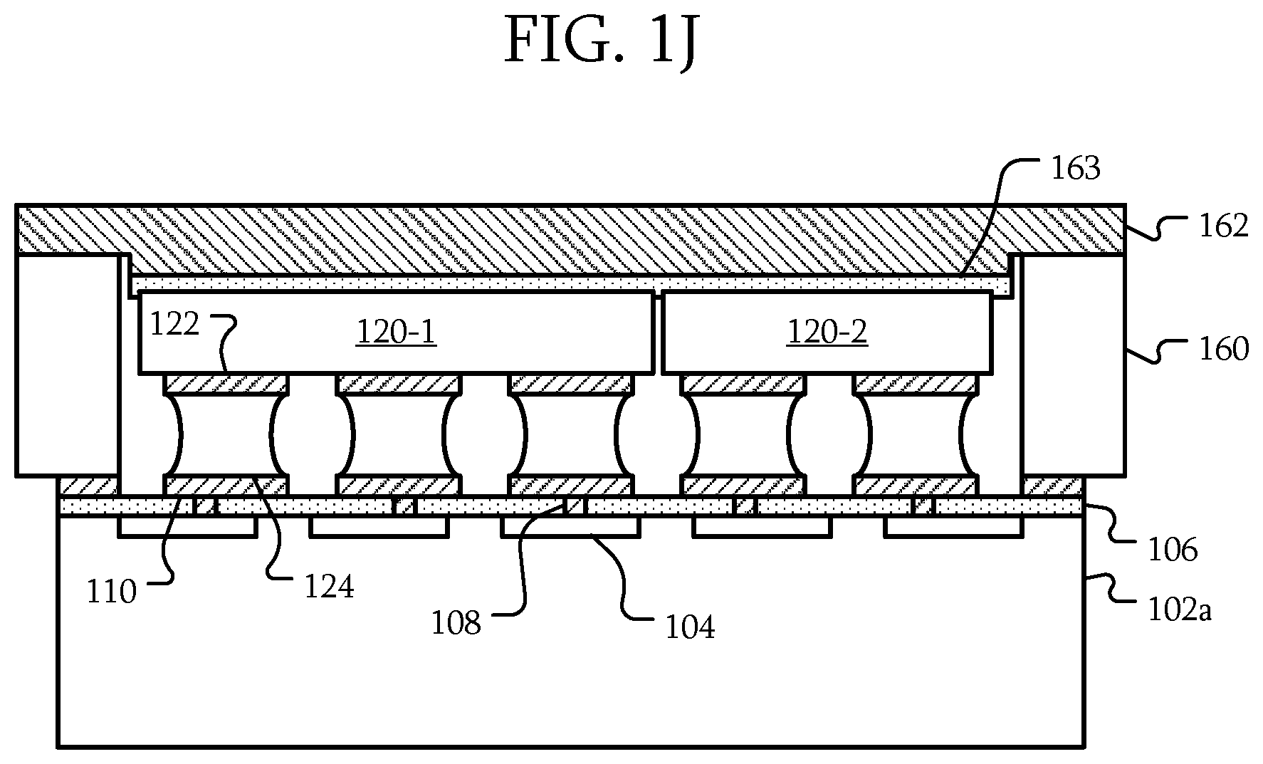 Patent US12588301 Figure 5 – Detector architecture using photodetector substrates and semiconductor devices