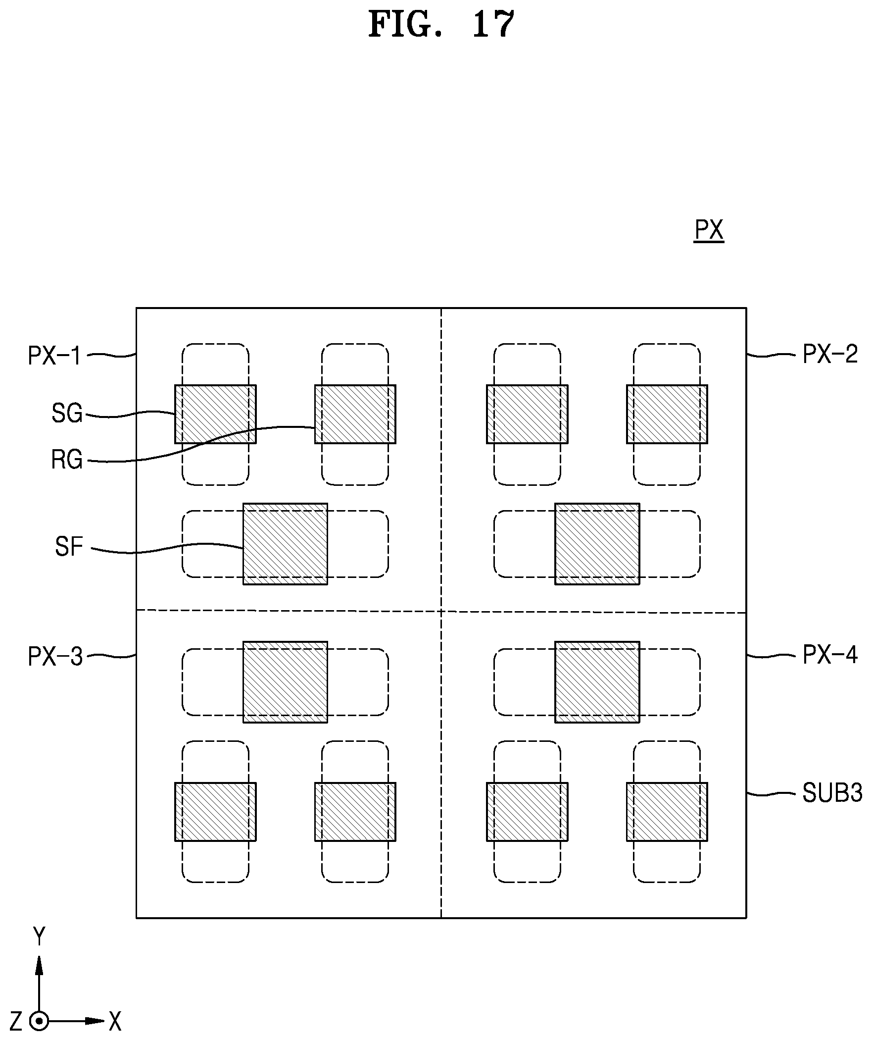 Patent US12588304 Figure 17 – Image sensor including a buried gate