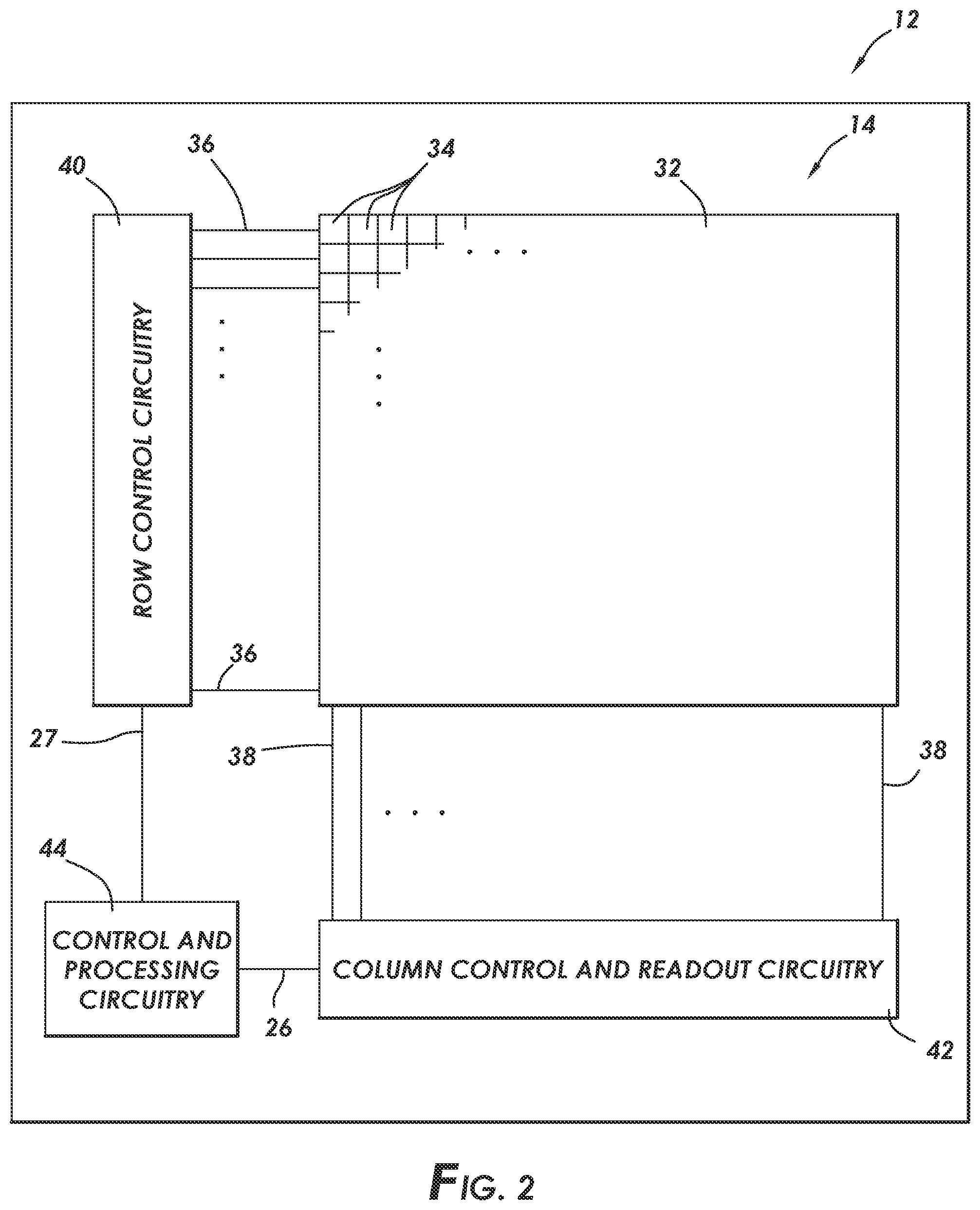 Patent US12588307 Figure 2 – Image sensor with a bond pad