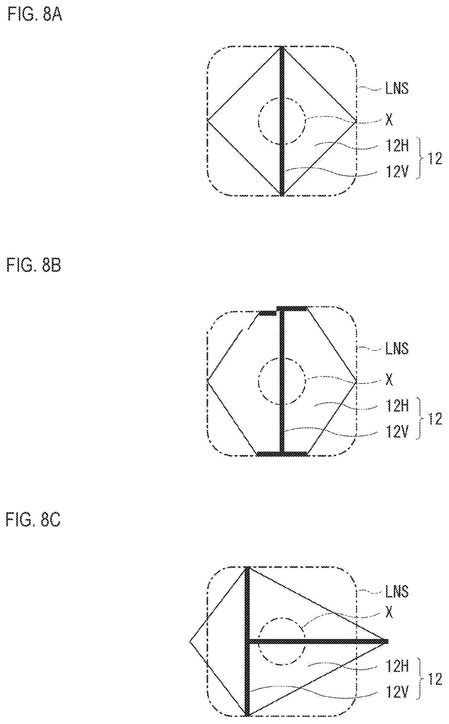 Patent US12588308 Figure 8 – Imaging device and electronic apparatus including at least one light-blocking section