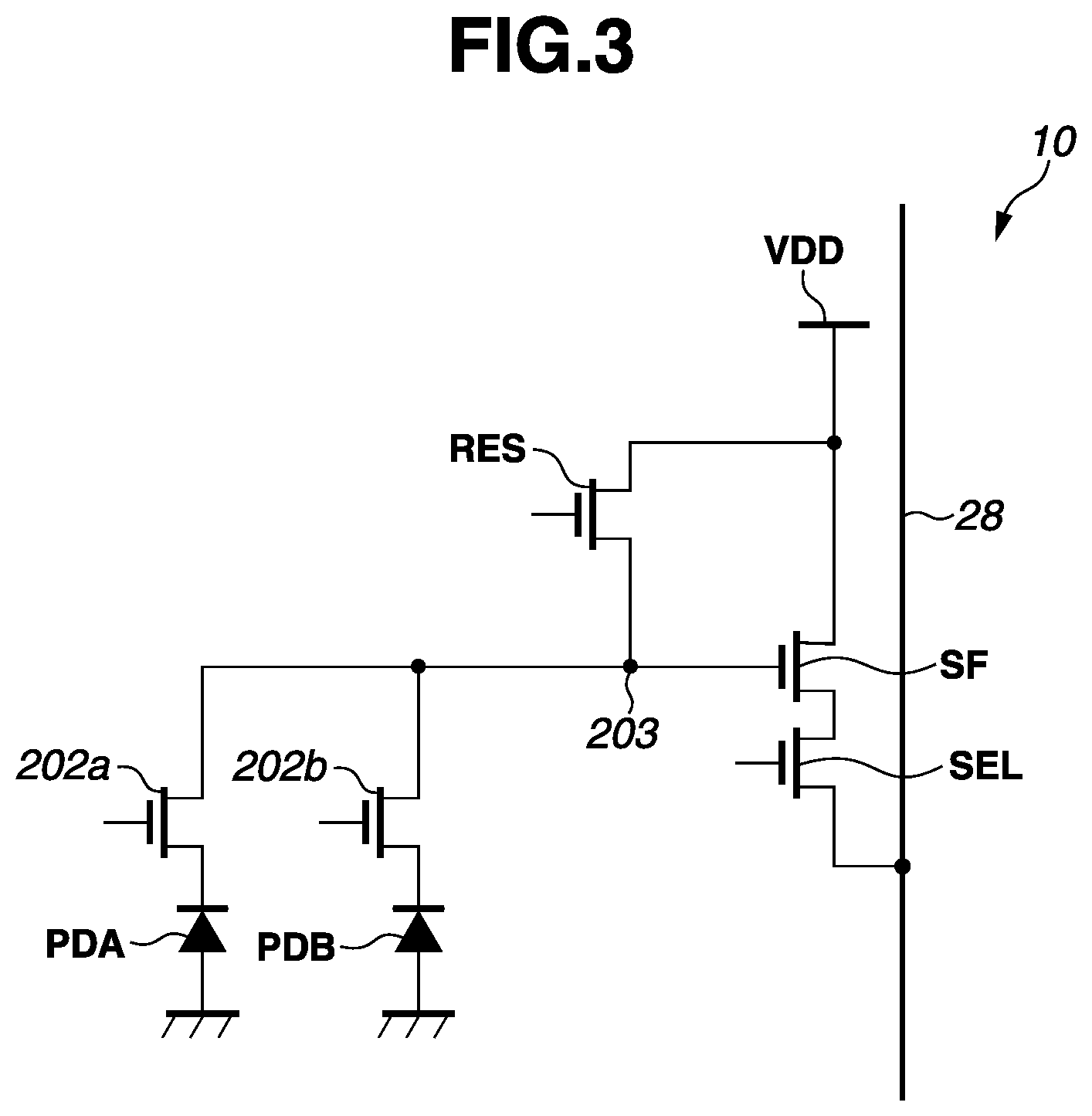Patent US12588310 Figure 3 – Photoelectric conversion apparatus, photoelectric conversion system, and moving body