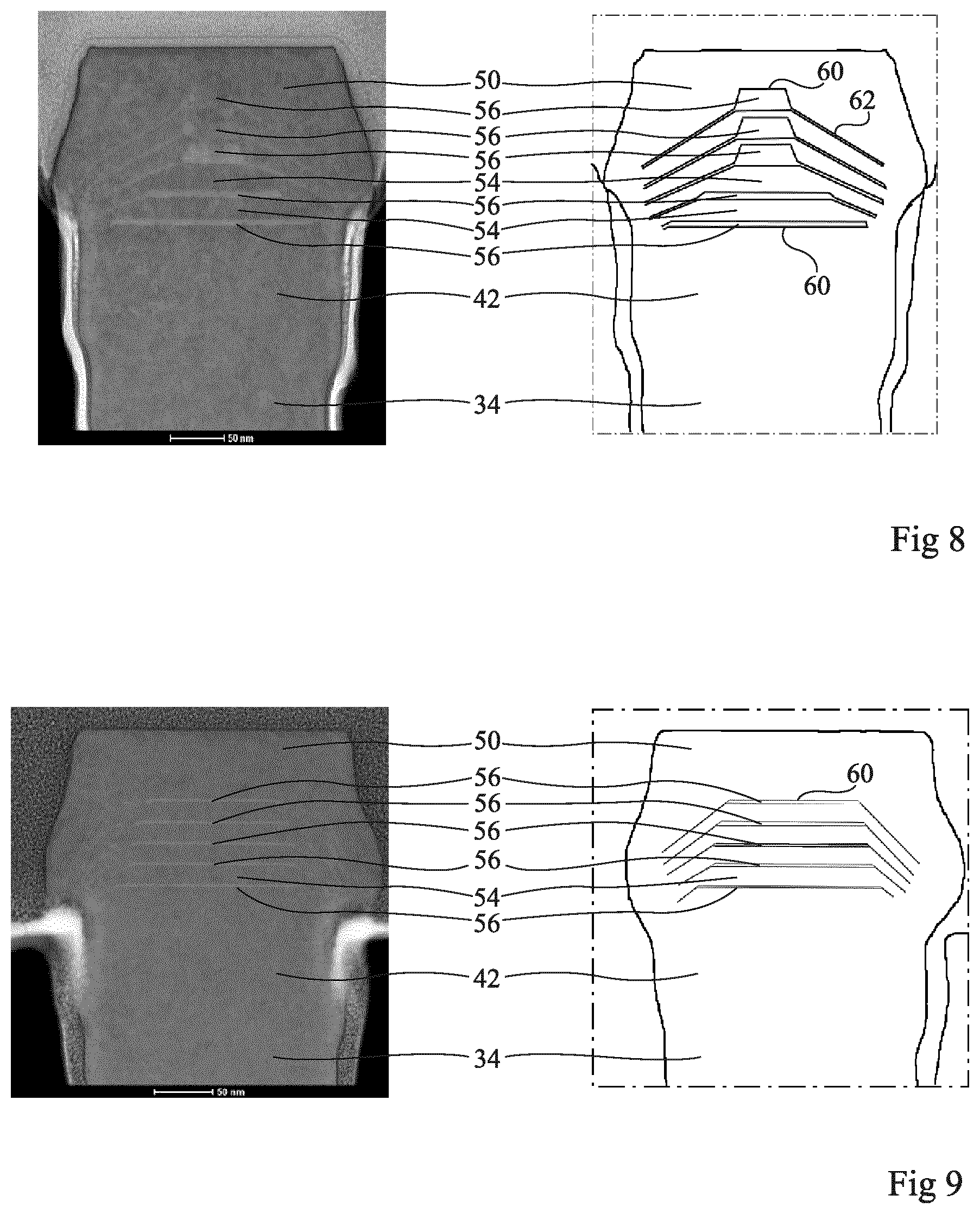 Patent US12588316 Figure 4 – Optoelectronic device comprising three-dimensional semiconductor elements and method for manufacturing said device
