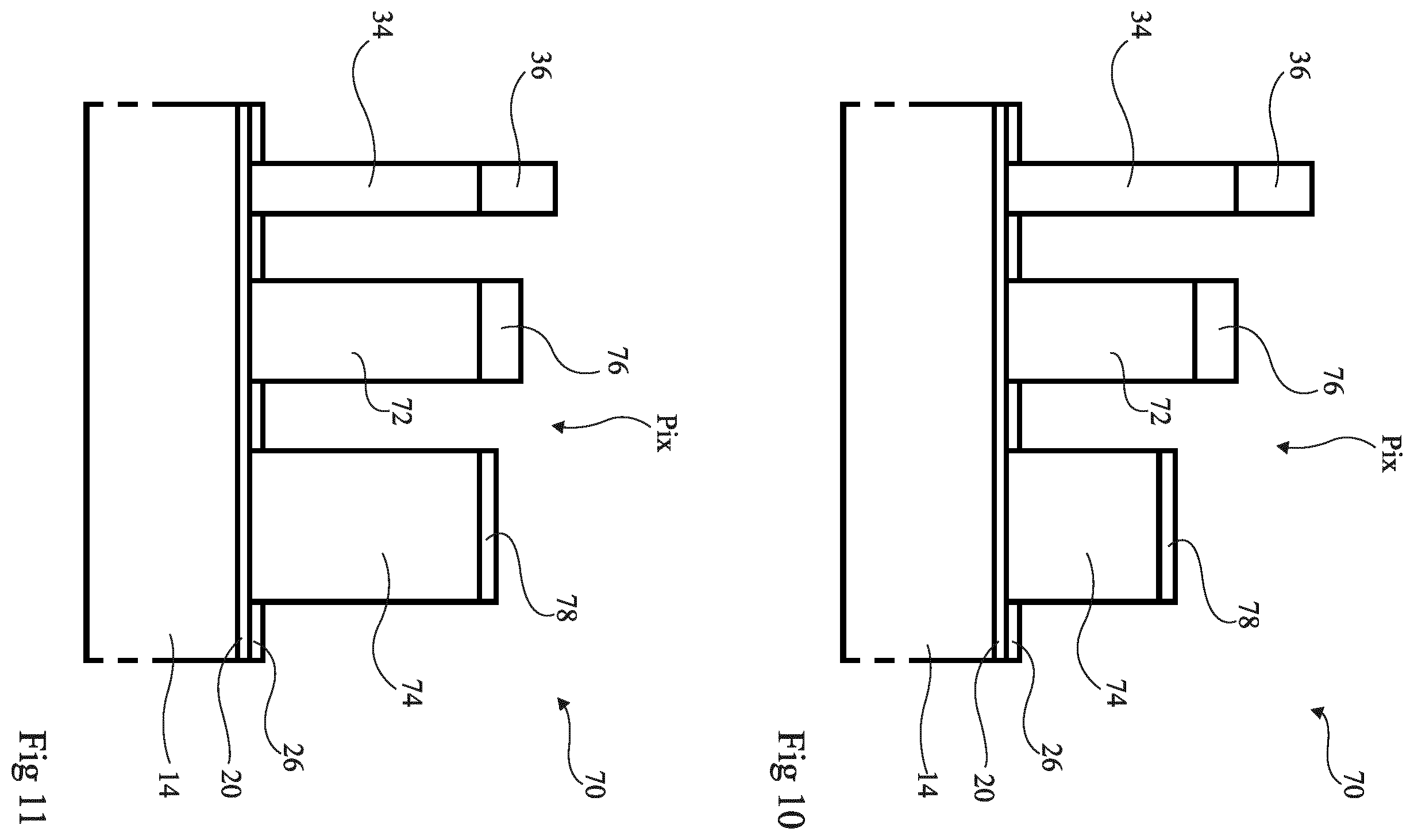 Patent US12588316 Figure 5 – Optoelectronic device comprising three-dimensional semiconductor elements and method for manufacturing said device