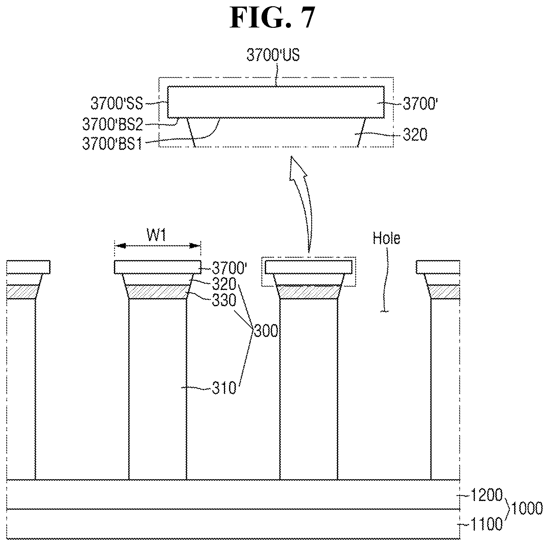 Patent US12588319 Figure 7 – Light-emitting device, manufacturing method therefor, and display apparatus